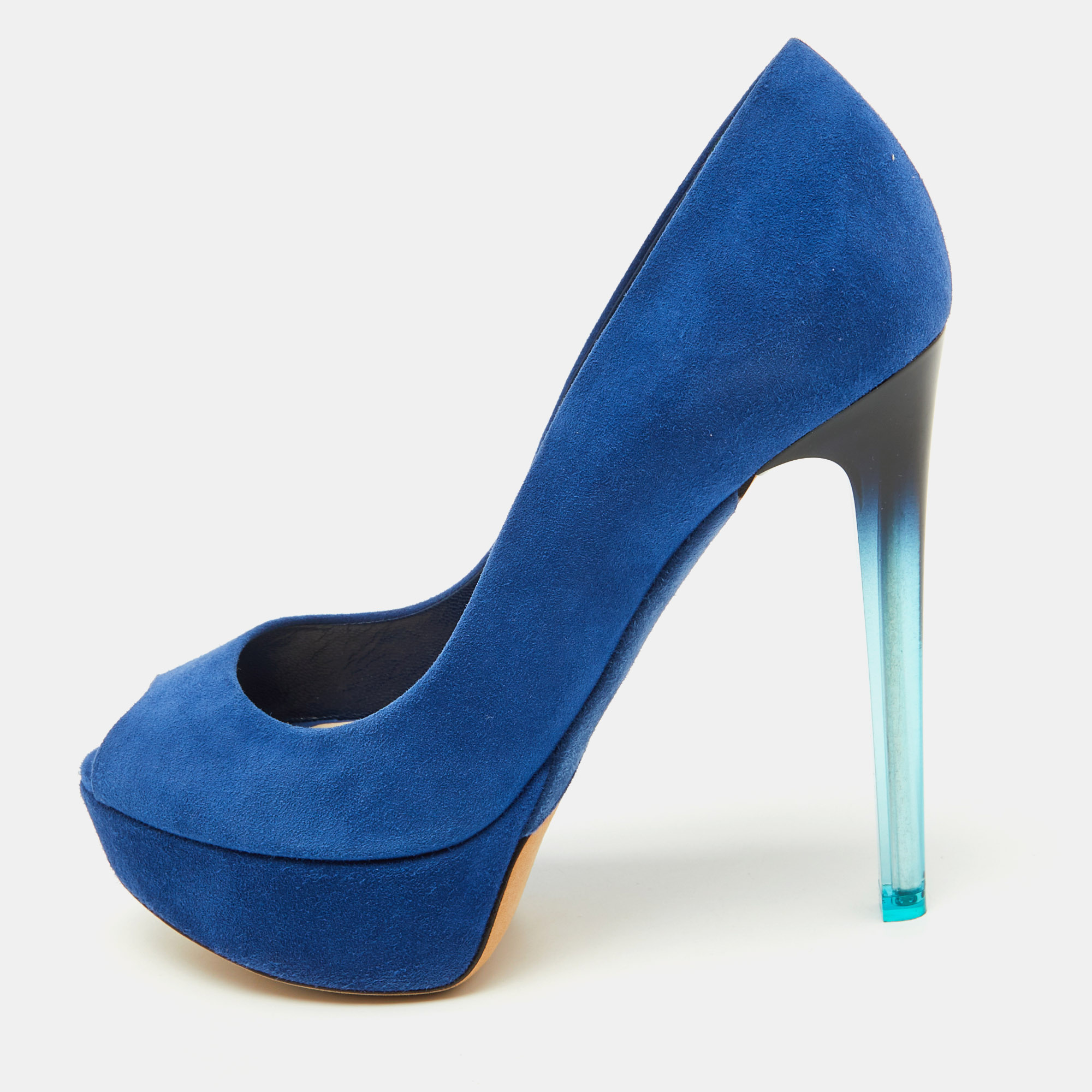 Pre-owned Dior Peep Toe Platform Pumps Size 35.5