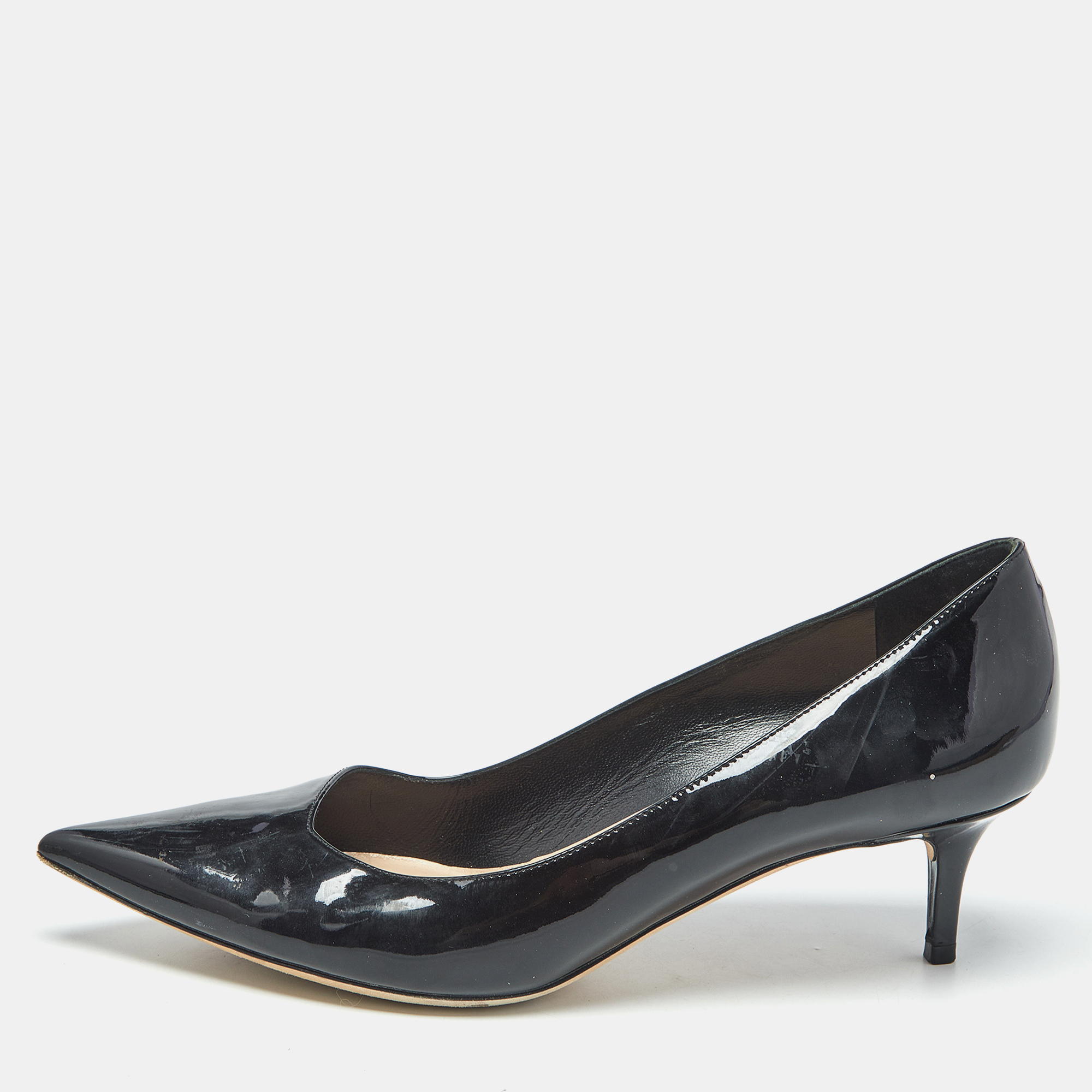 

Dior Black Patent Leather Pointed Toe Pumps Size