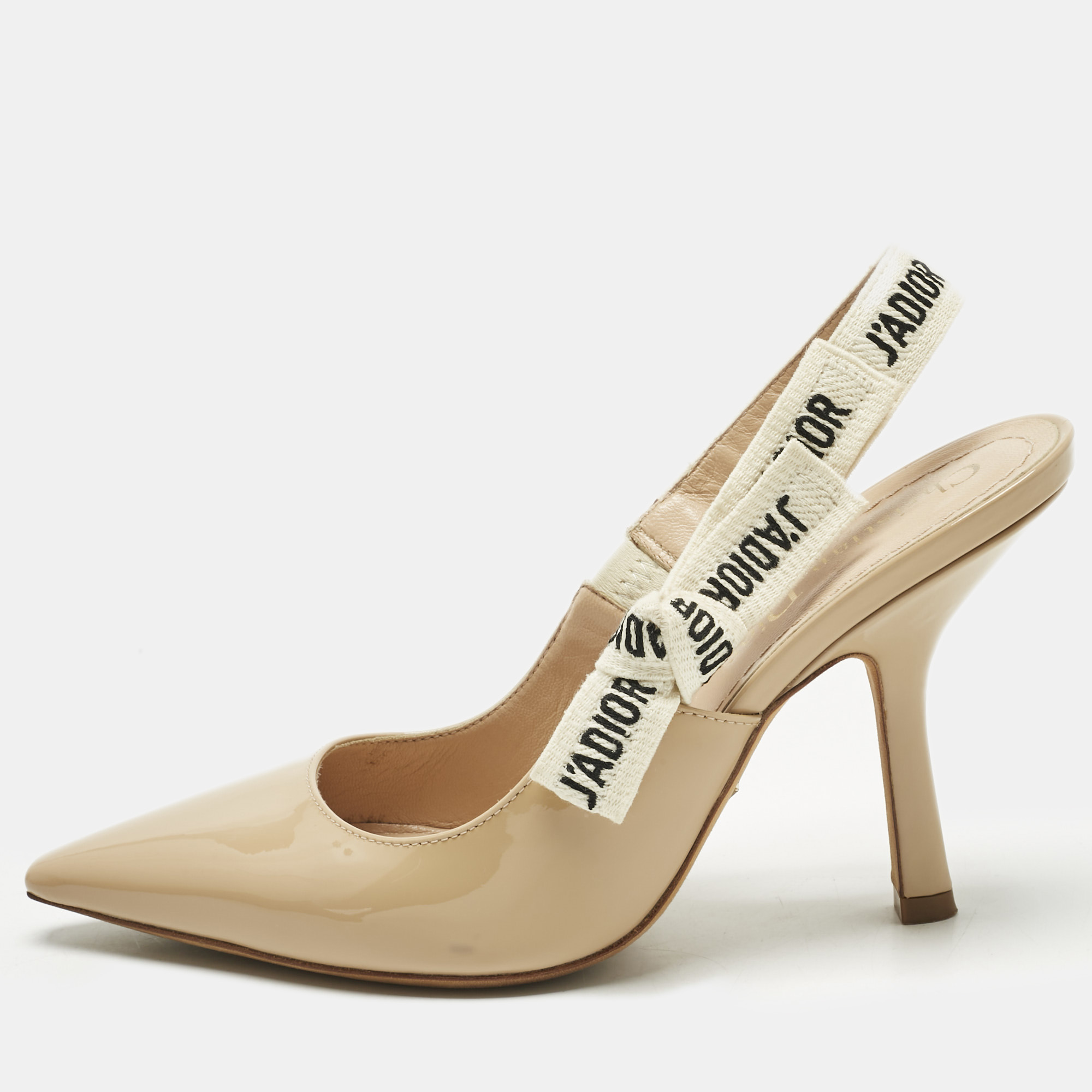 

Dior Beige Patent Leather J'Adior Pumps Size