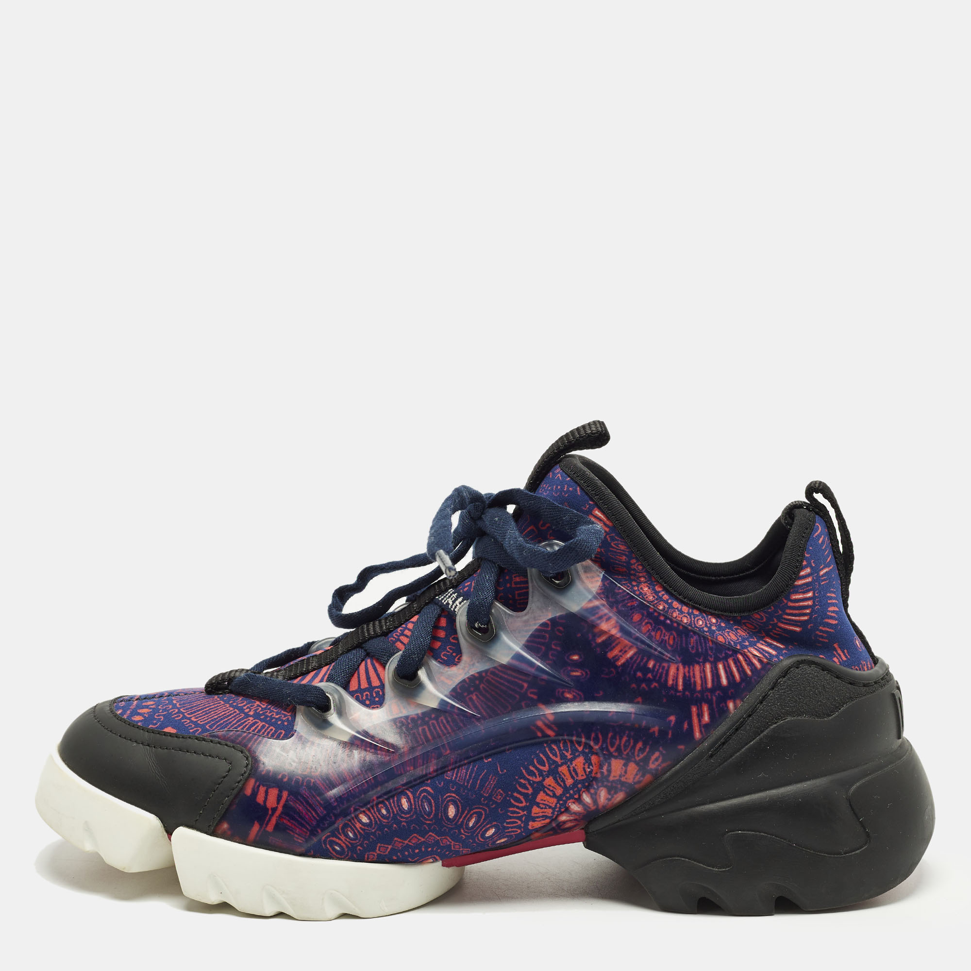 

Dior D-Connect Size  Multicolor Fabric and PVC Low Top Sneakers