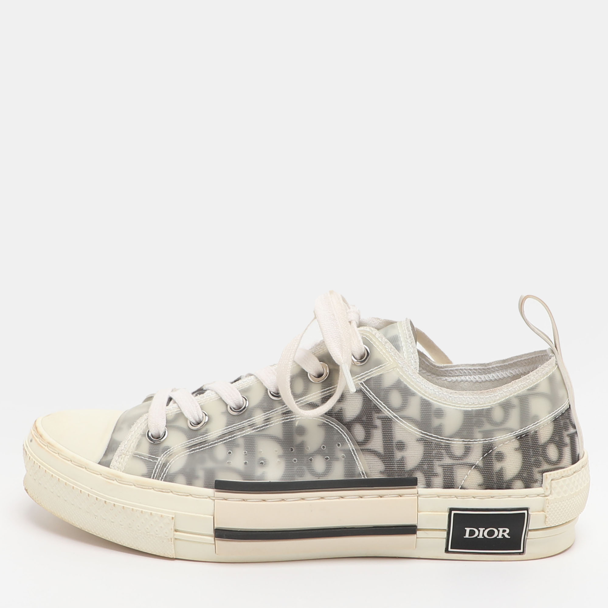 

Dior B23 Size  Grey Mesh and PVC Low Top Sneakers