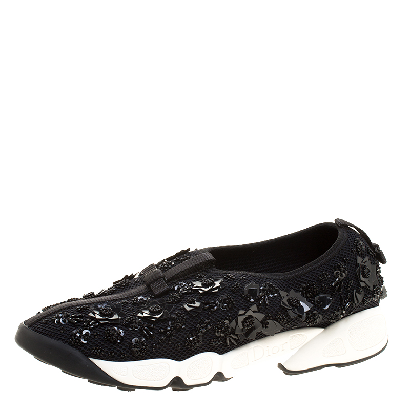 Mesh Fusion Embellished Sneakers 