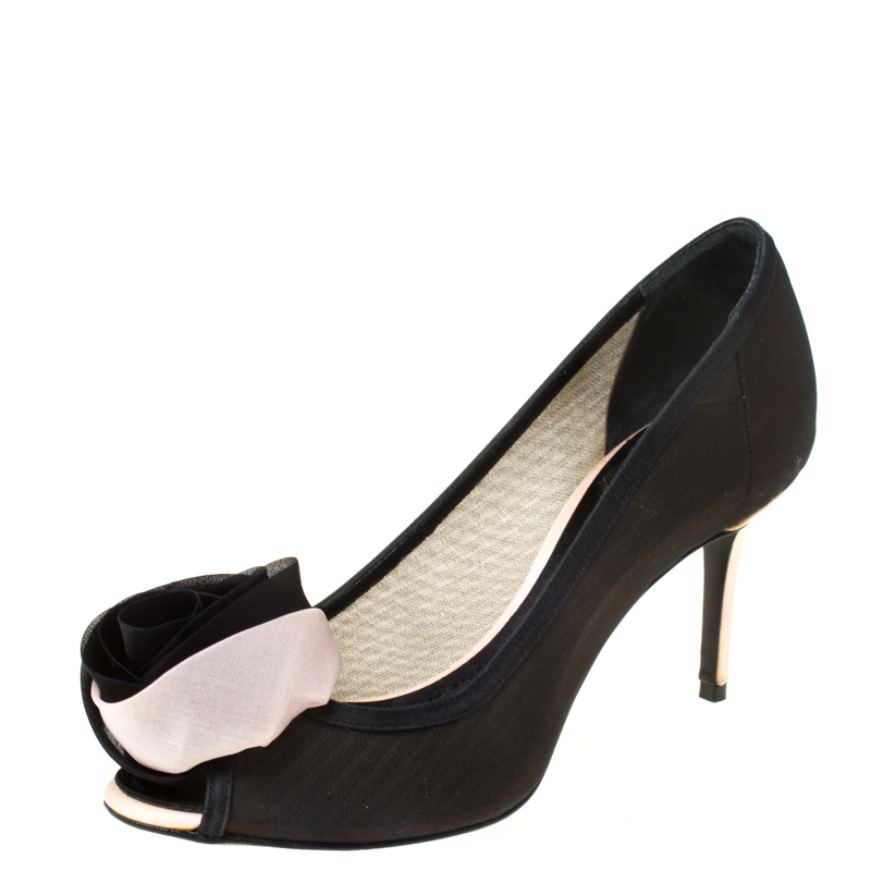 dior mesh heels