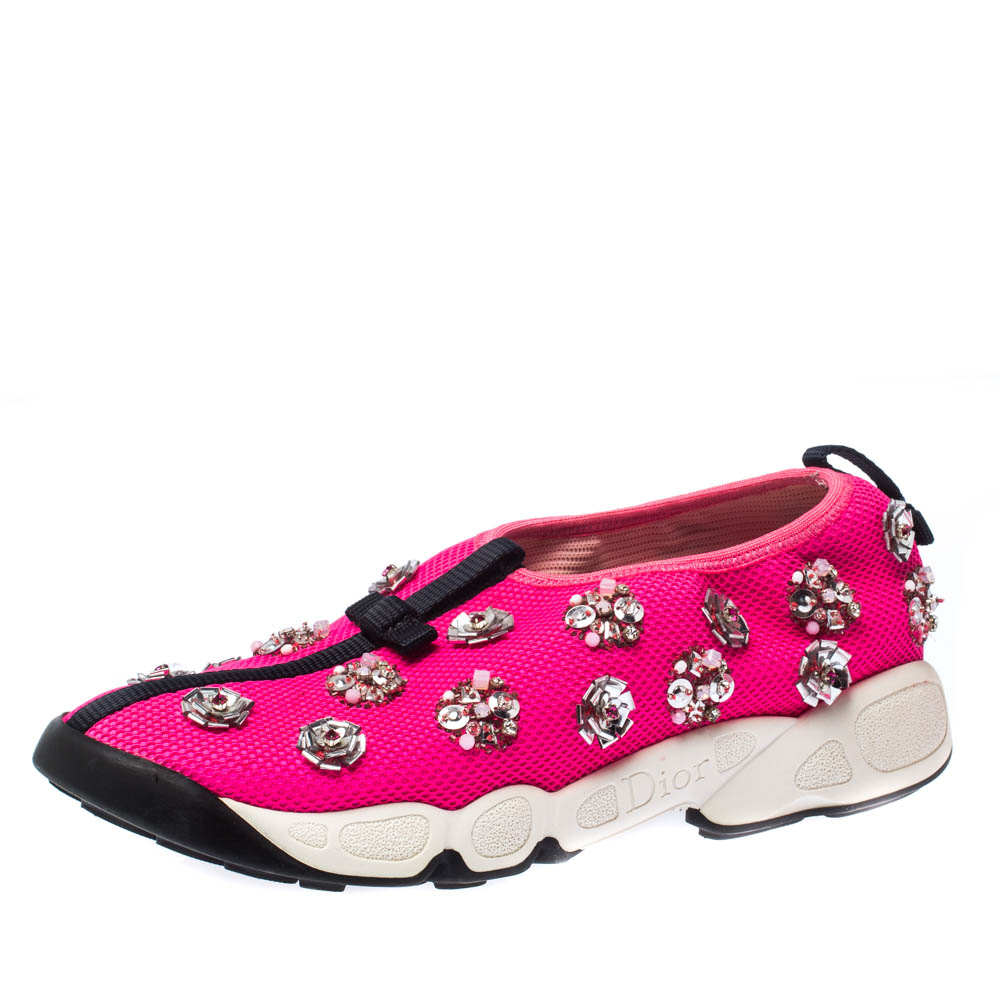 dior pink sneakers