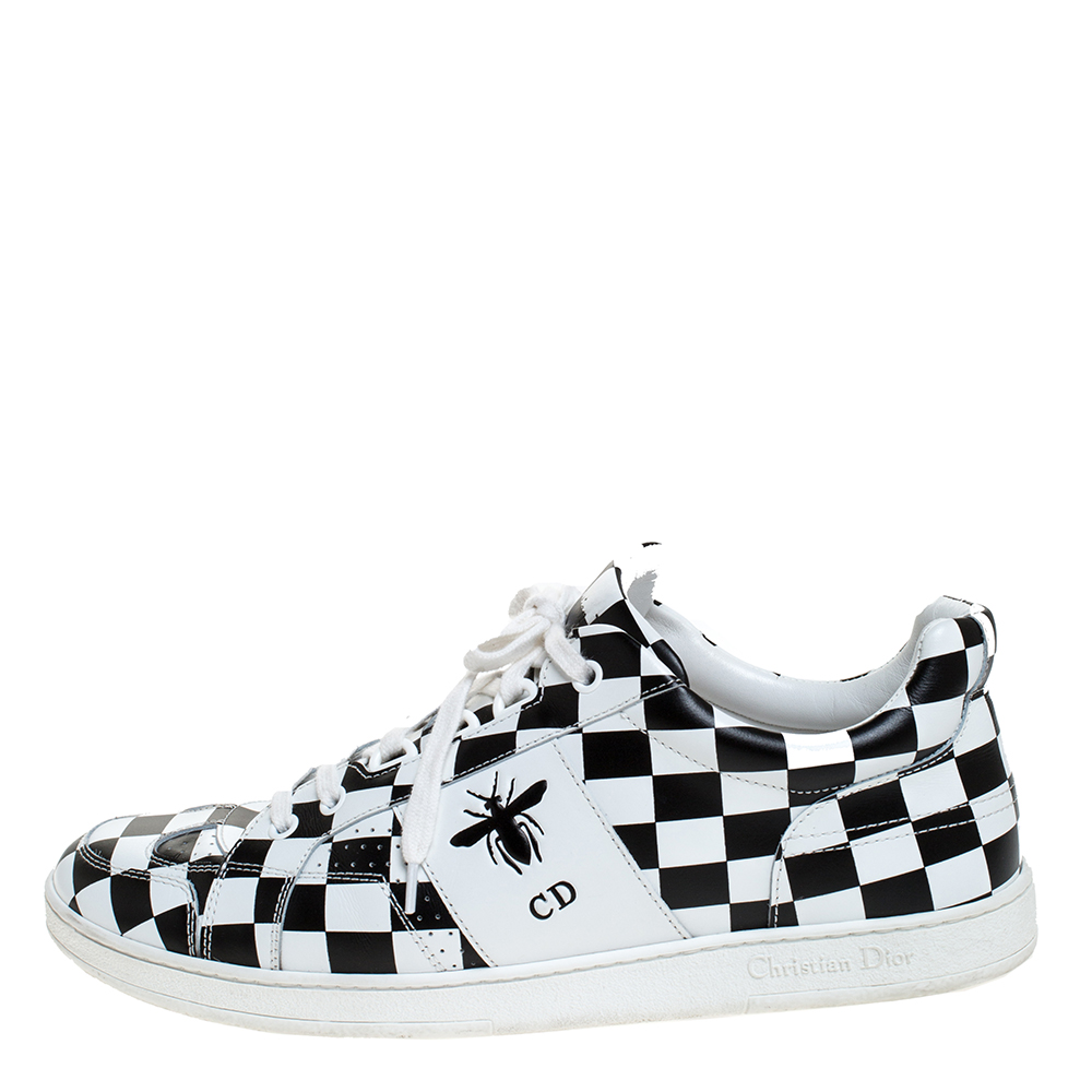 Dior checkered shop sneakers