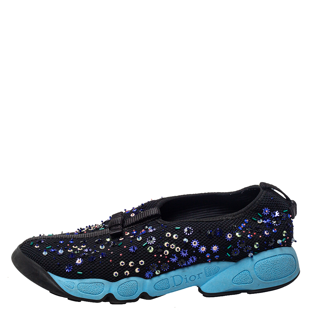 

Dior Black Mesh Fusion Sneakers Size