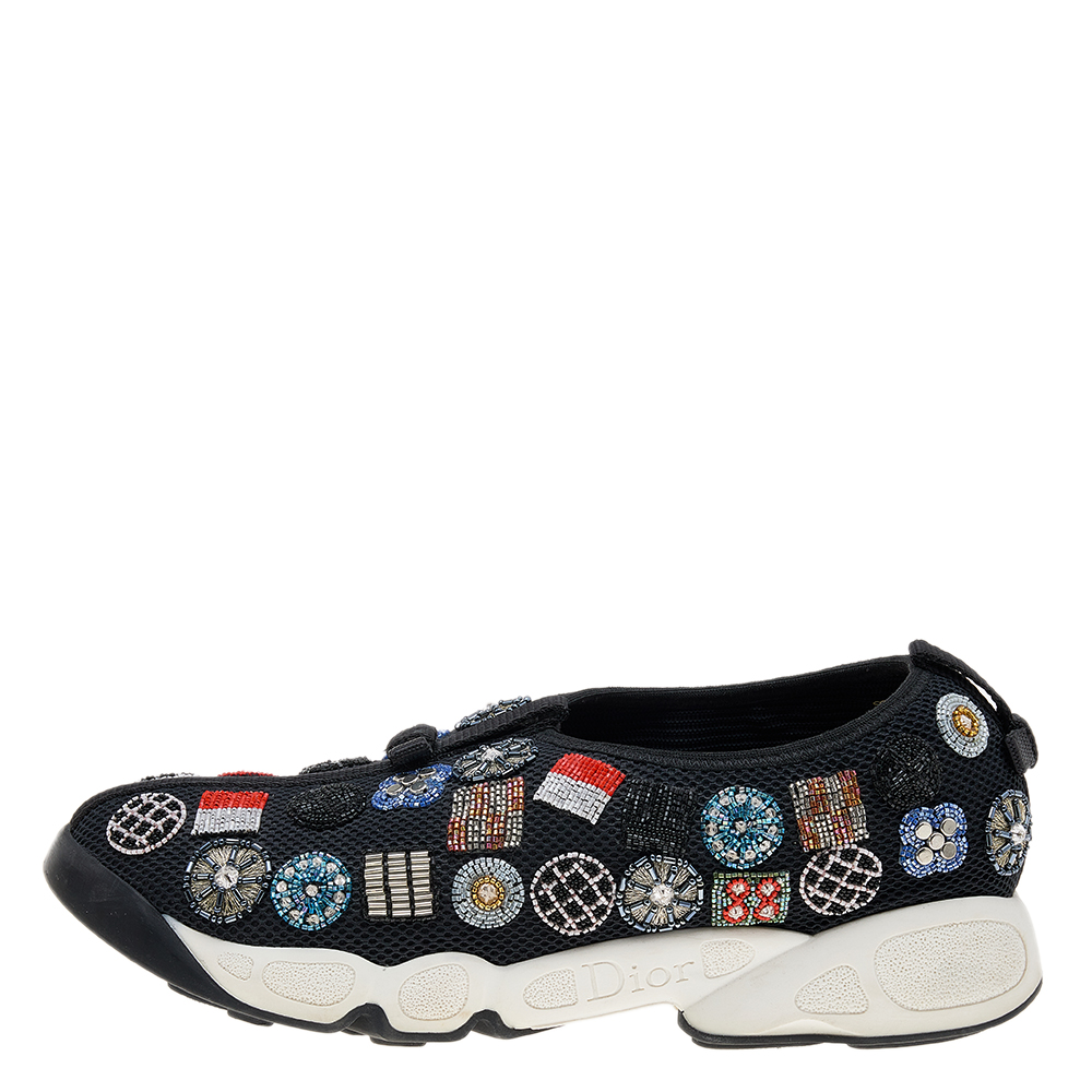 

Dior Black Fabric Fusion Sneakers Size