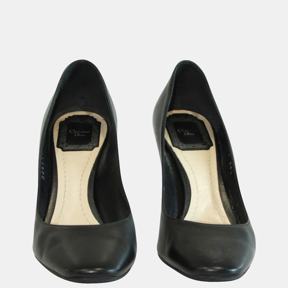 

Dior Black Leather Vintage Pumps Size EU
