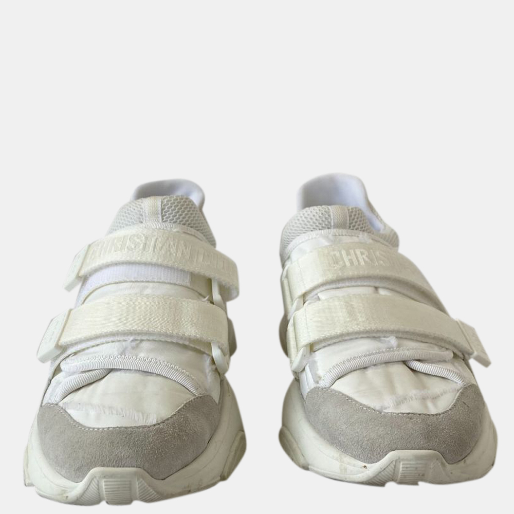 

Dior White D-Wander Sneakers Size EU