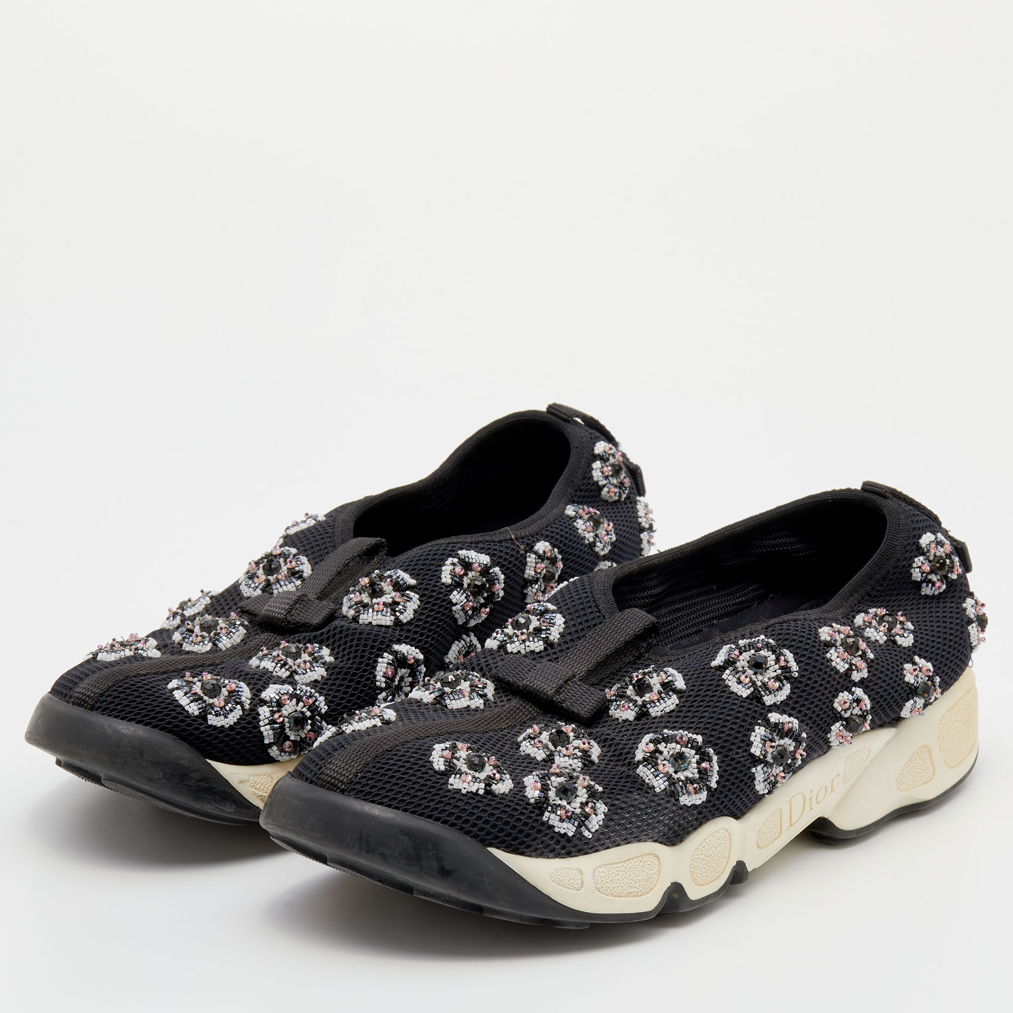 

Dior Black Mesh Fusion Sneakers Size