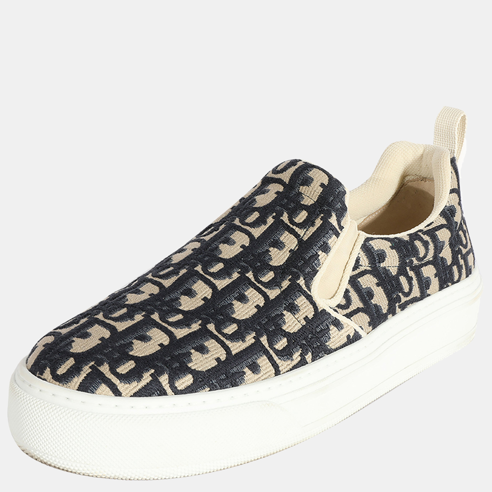 

Dior Wmns Oblique Canvas Solar Slip-On Sneaker EU, Beige