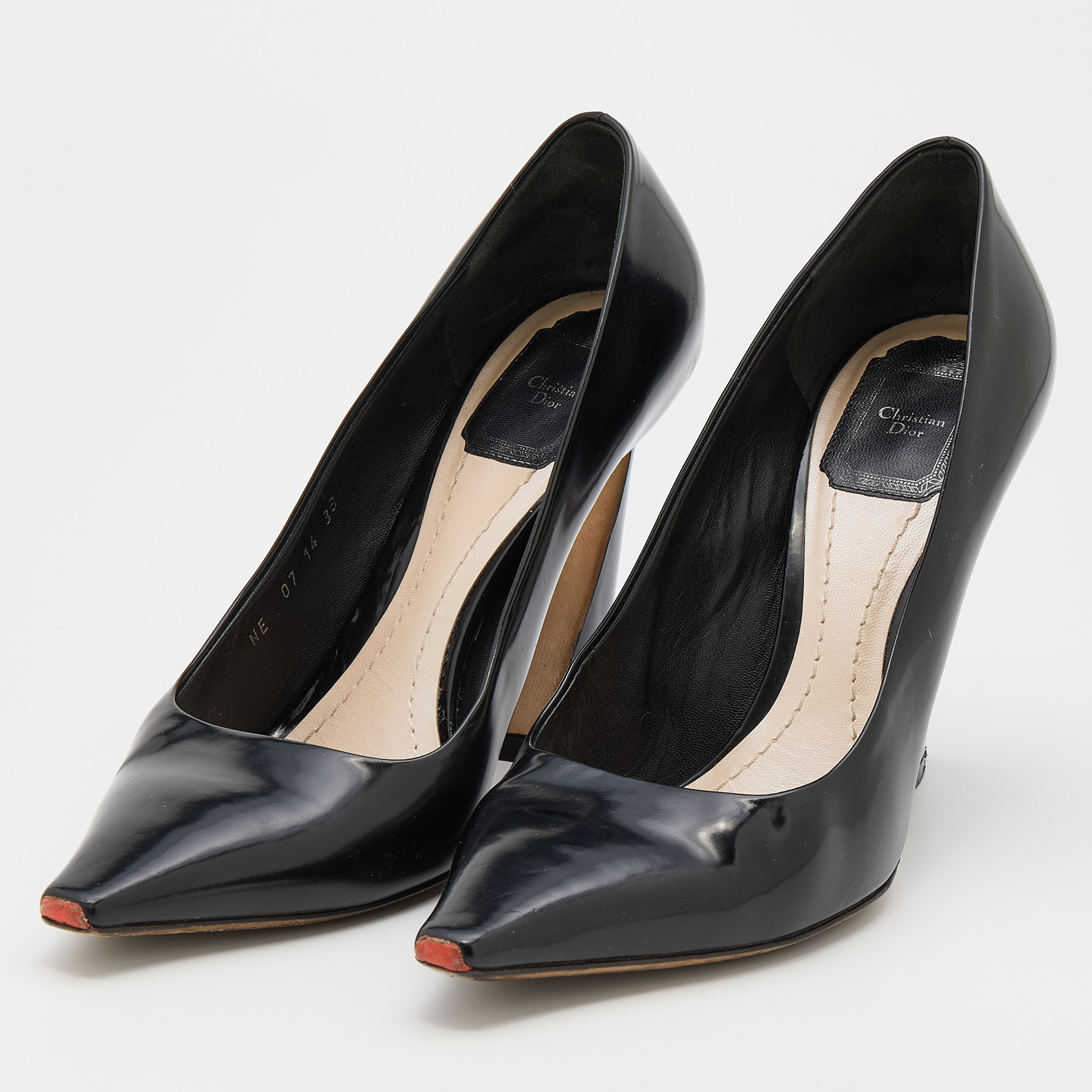

Dior Black Leather Pointed Toe Pumps Size