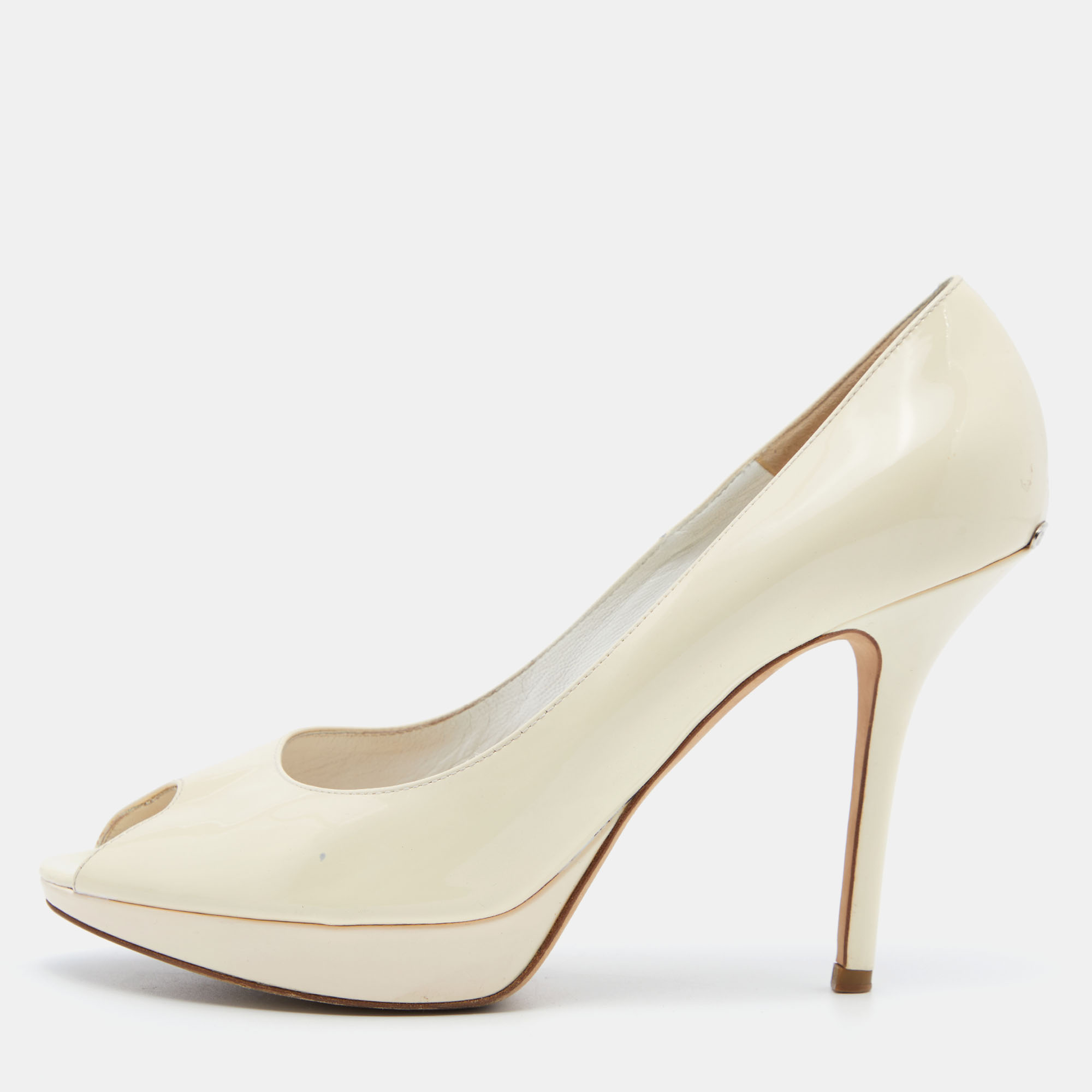Pre-owned Dior Pumps Size 40.5 In Beige