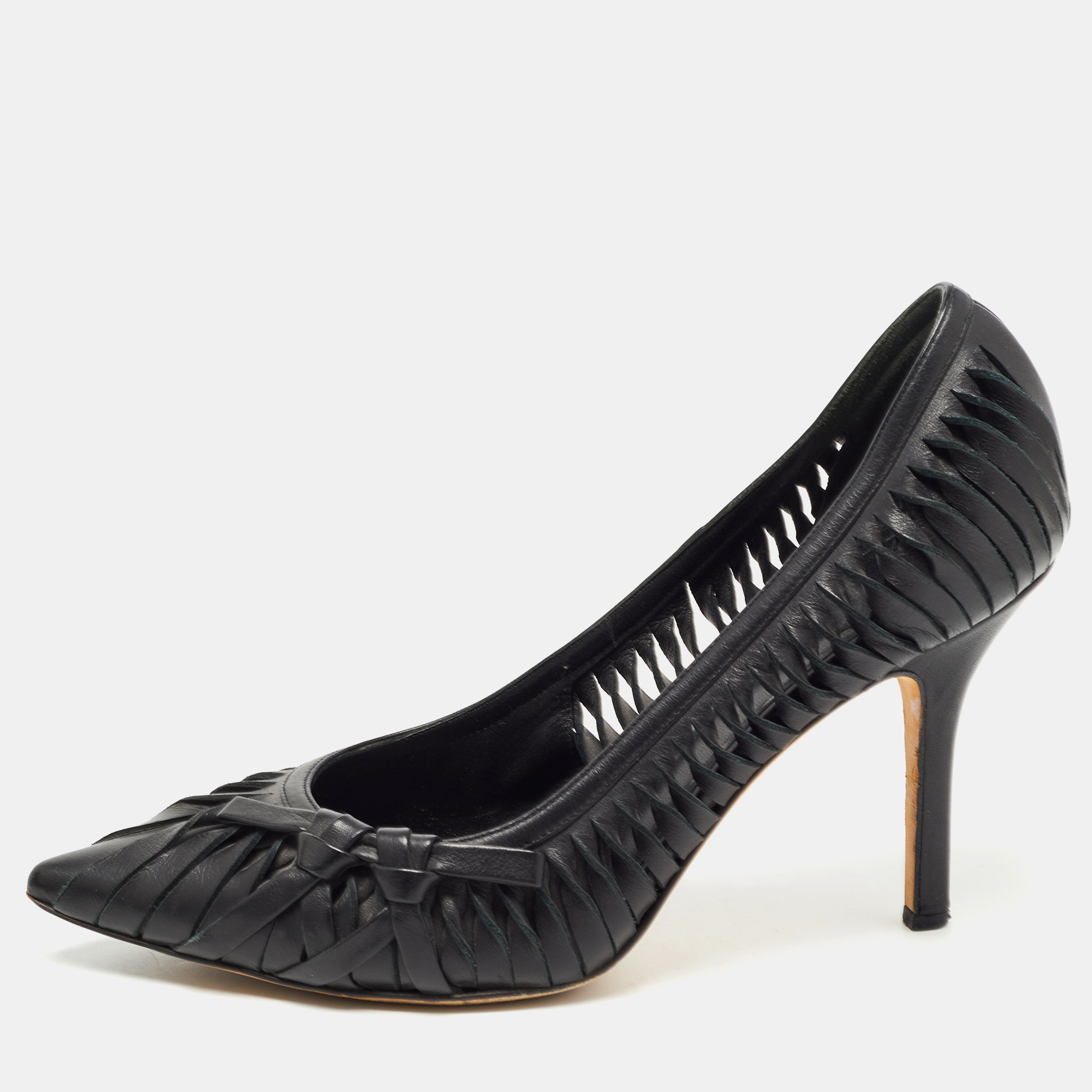 

Dior Black Leather Pointed Toe Pumps Size