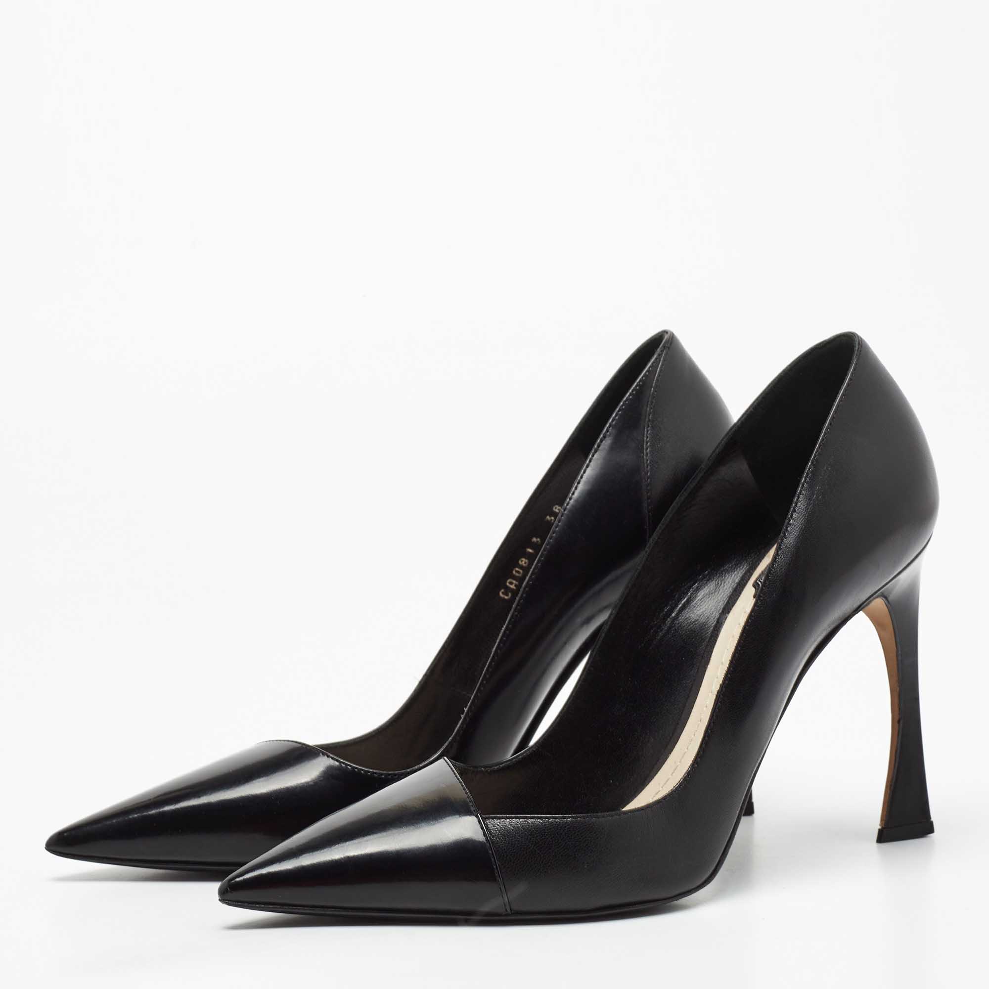 

Dior Black Leather Pointed Toe Pumps Size