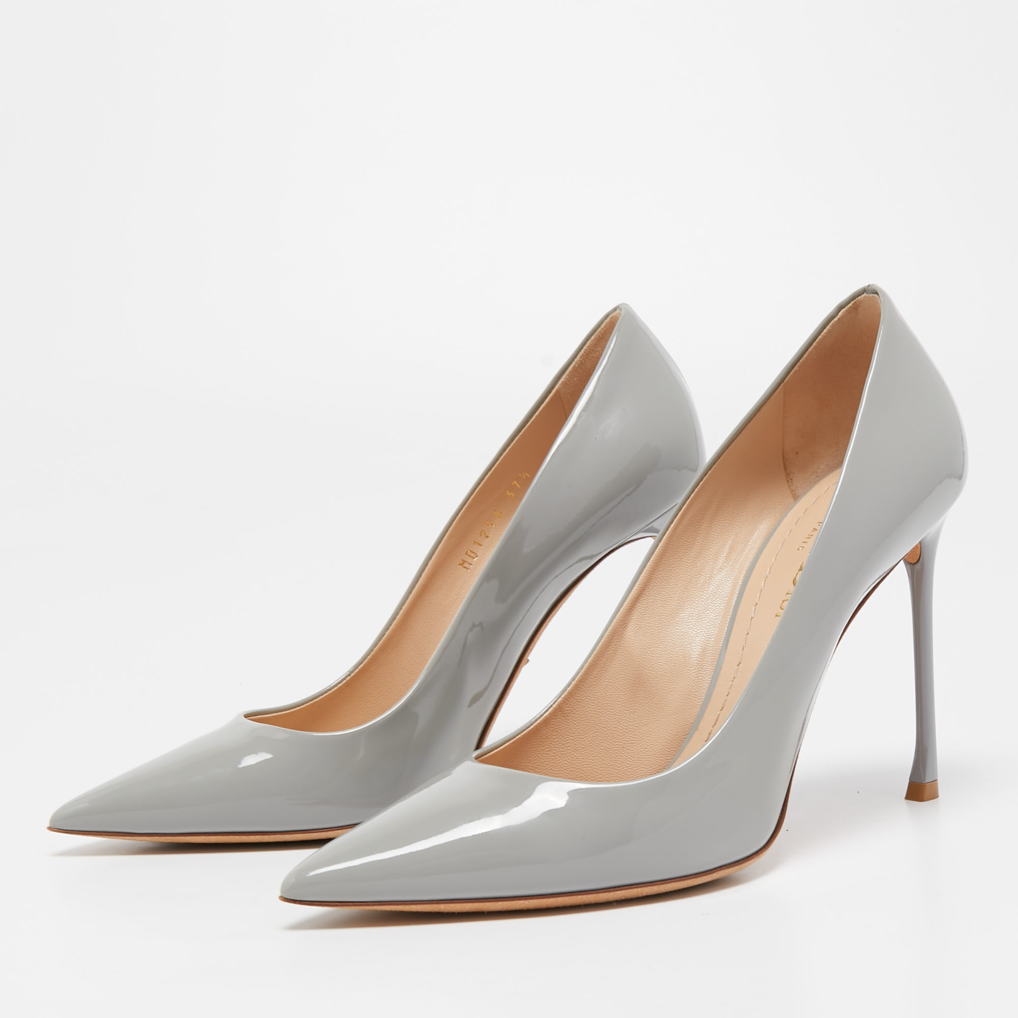 

Dior Grey Patent Leather Pointed Toe Pumps Size