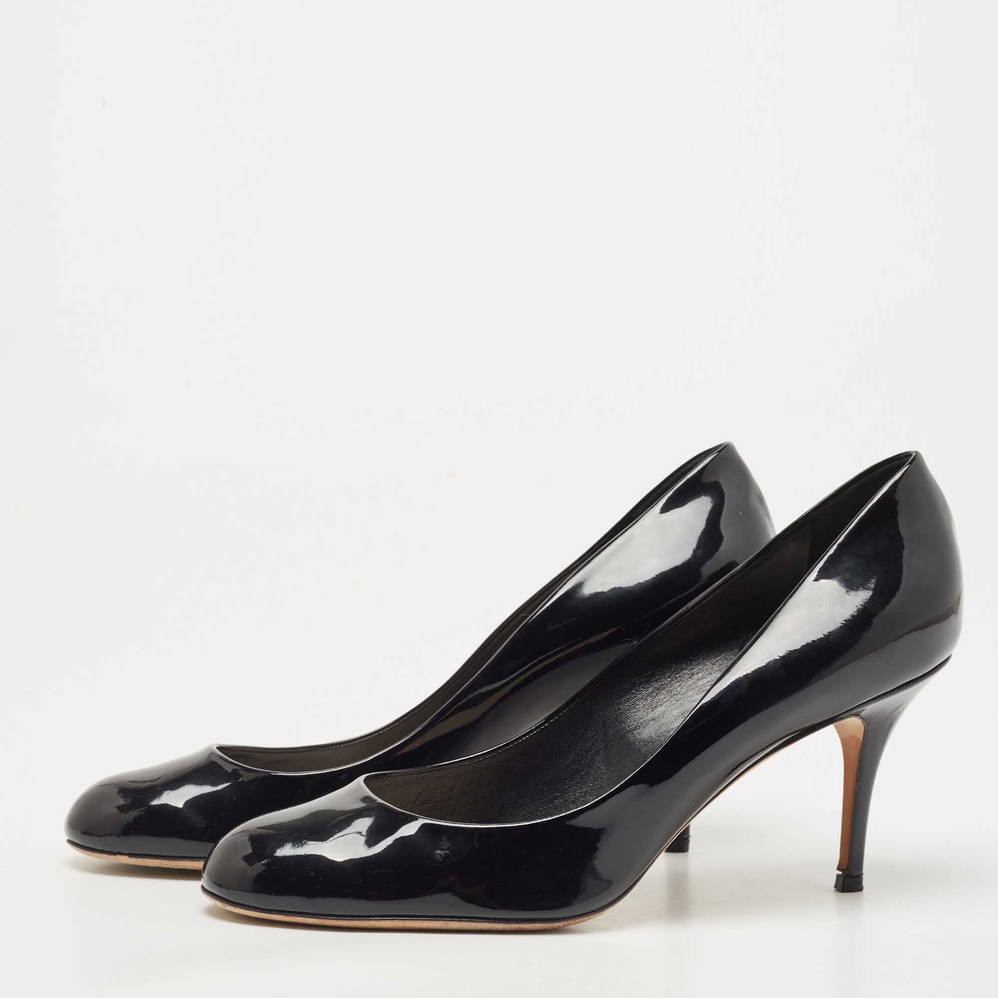 

Dior Black Patent Cherie Pointed Toe Pumps Size