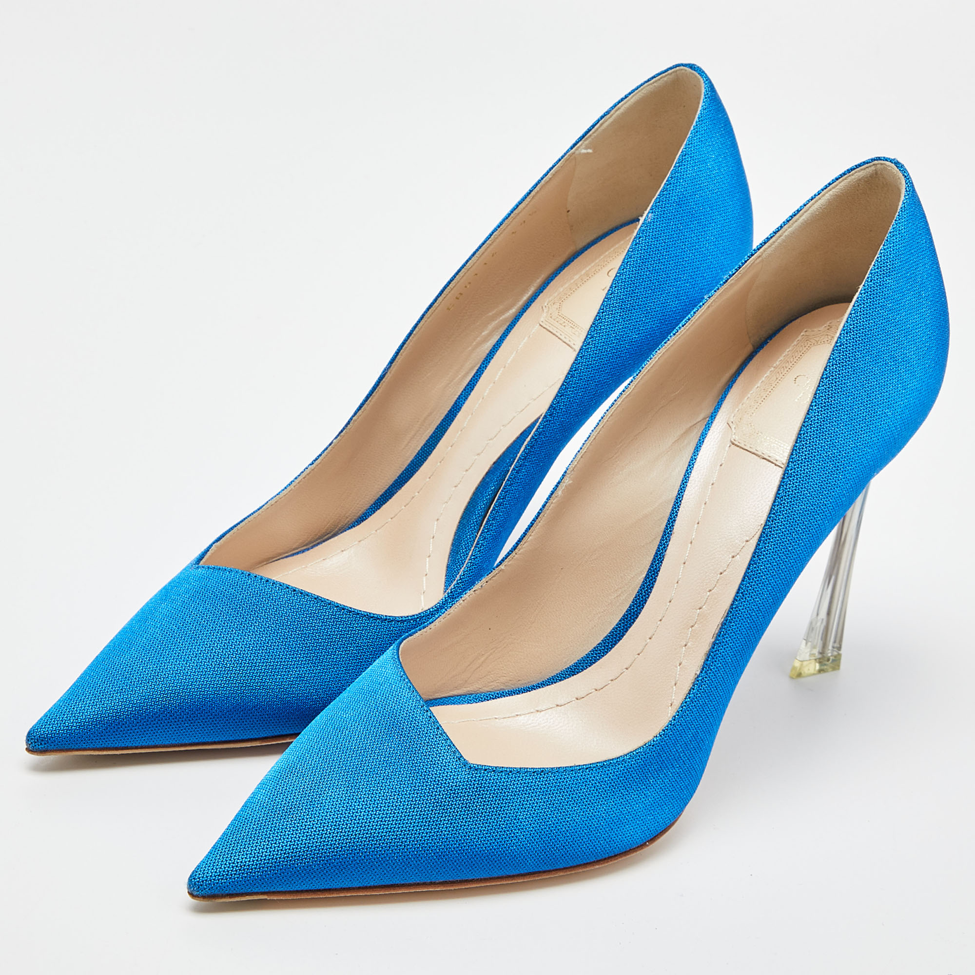 

Dior Blue Fabric Songe Pumps Size