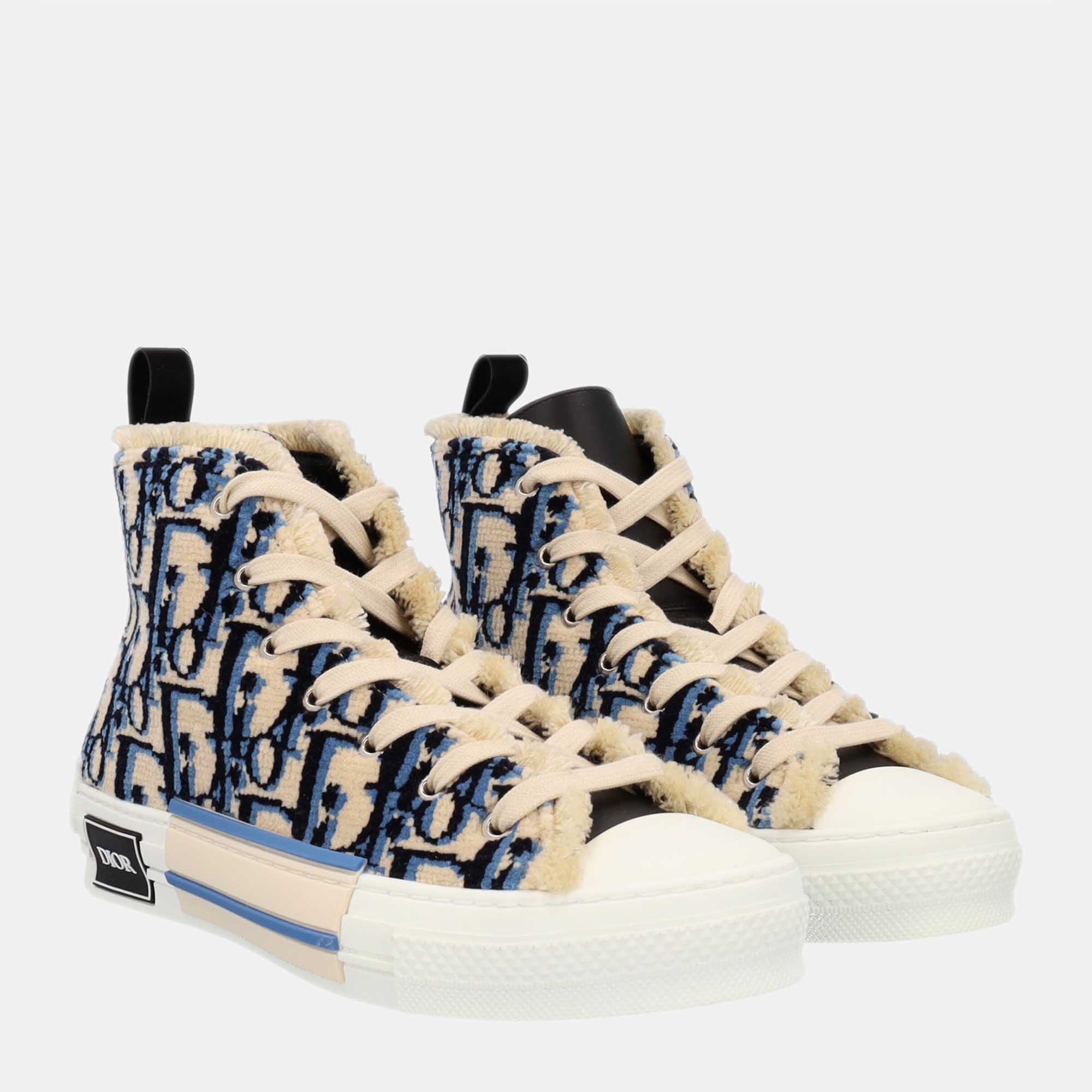 

Dior Women's Fabric Sneakers - Blue - EU