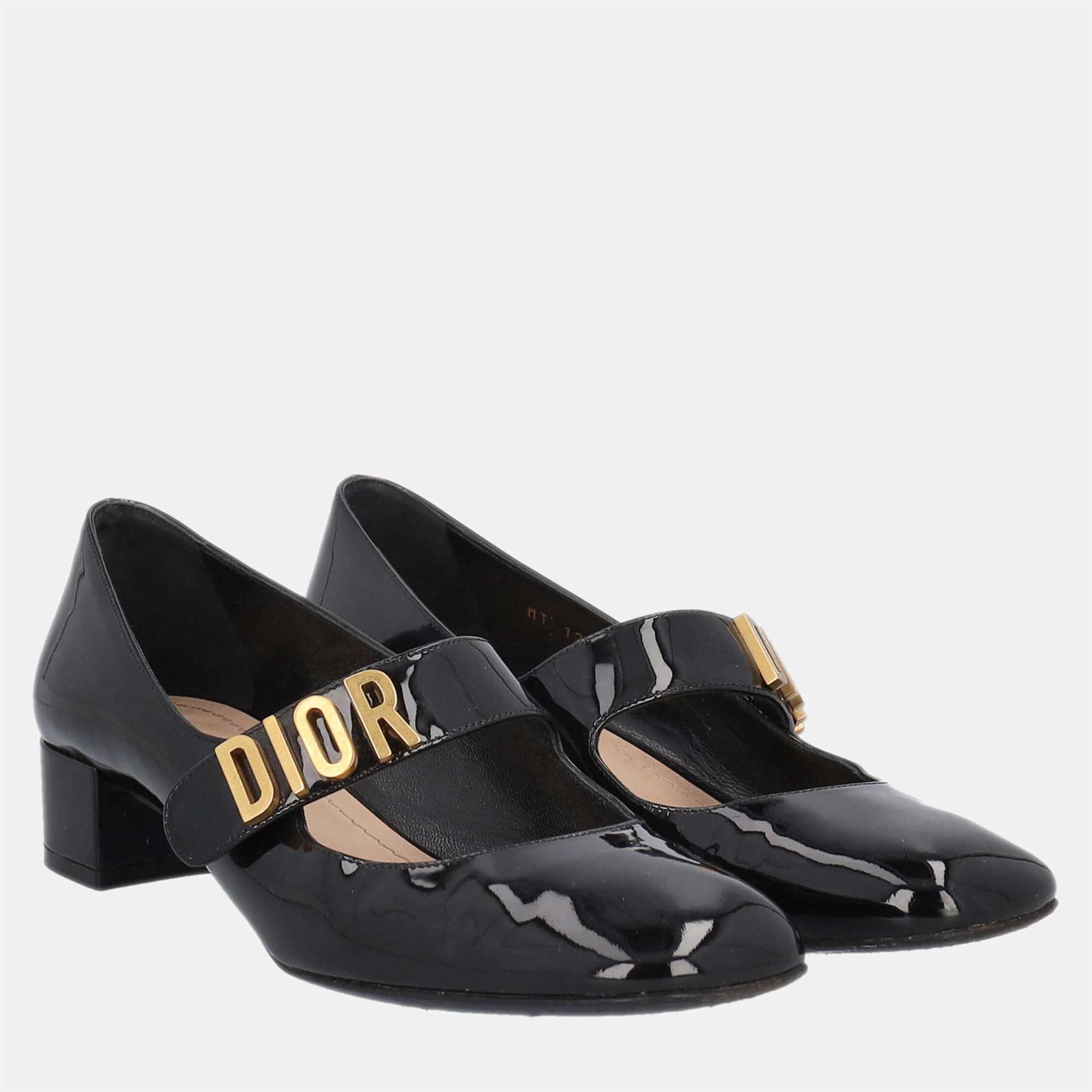 

Dior Women's Leather Ballet Flats - Black - EU