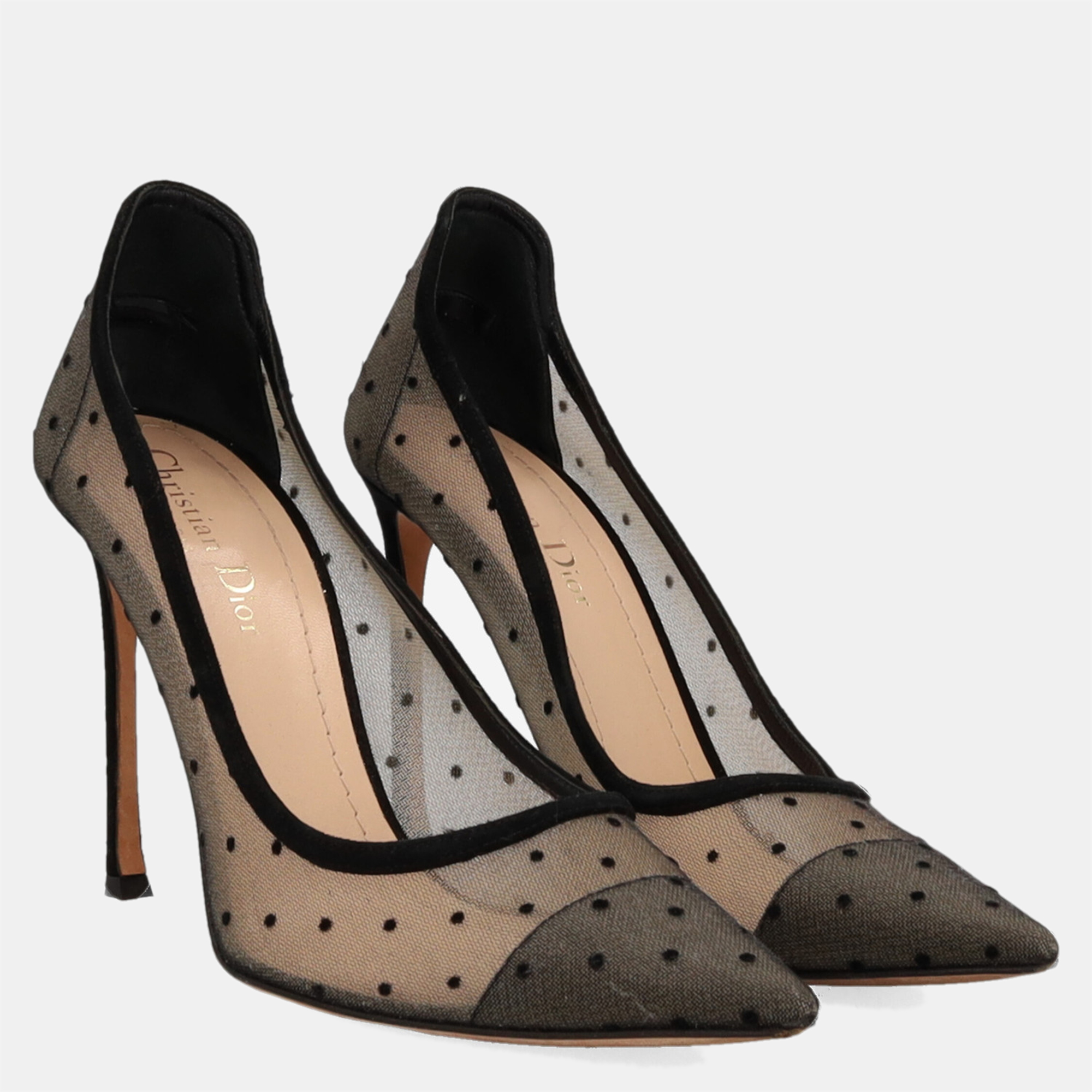 

Dior Women's Synthetic Fibers Heels - Black - EU