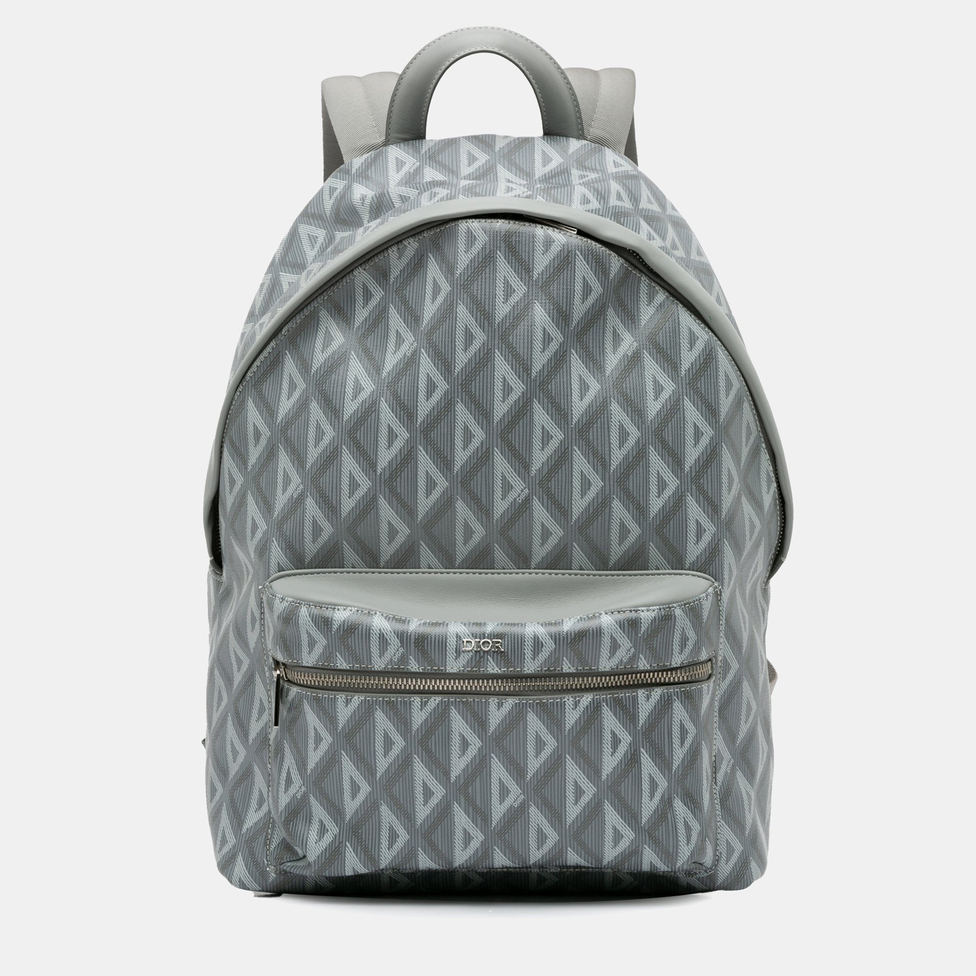 

Dior CD Diamond Rider Zipped Backpack, Grey