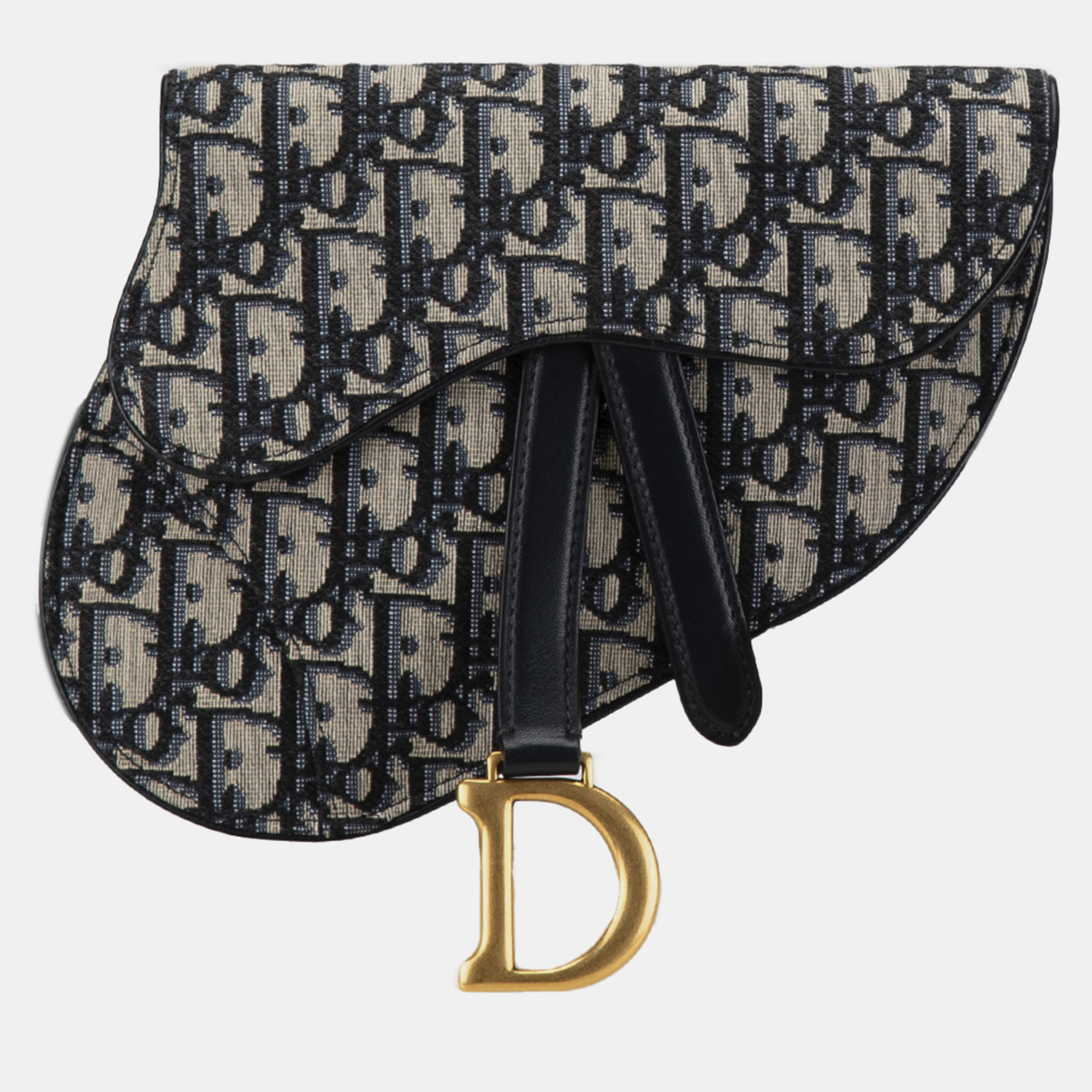 

Dior Blue Oblique Saddle Belt Bag