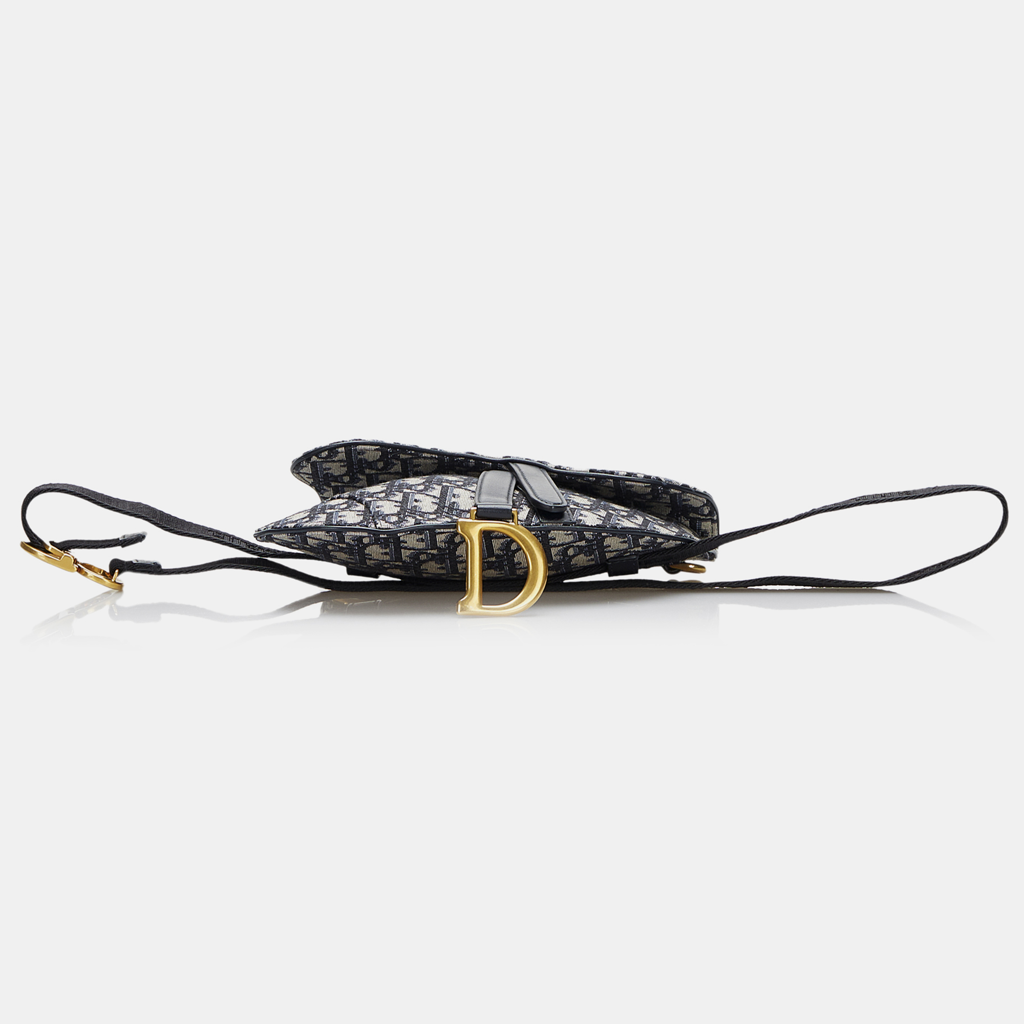 Dior Oblique Canvas Saddle Belt Bag 