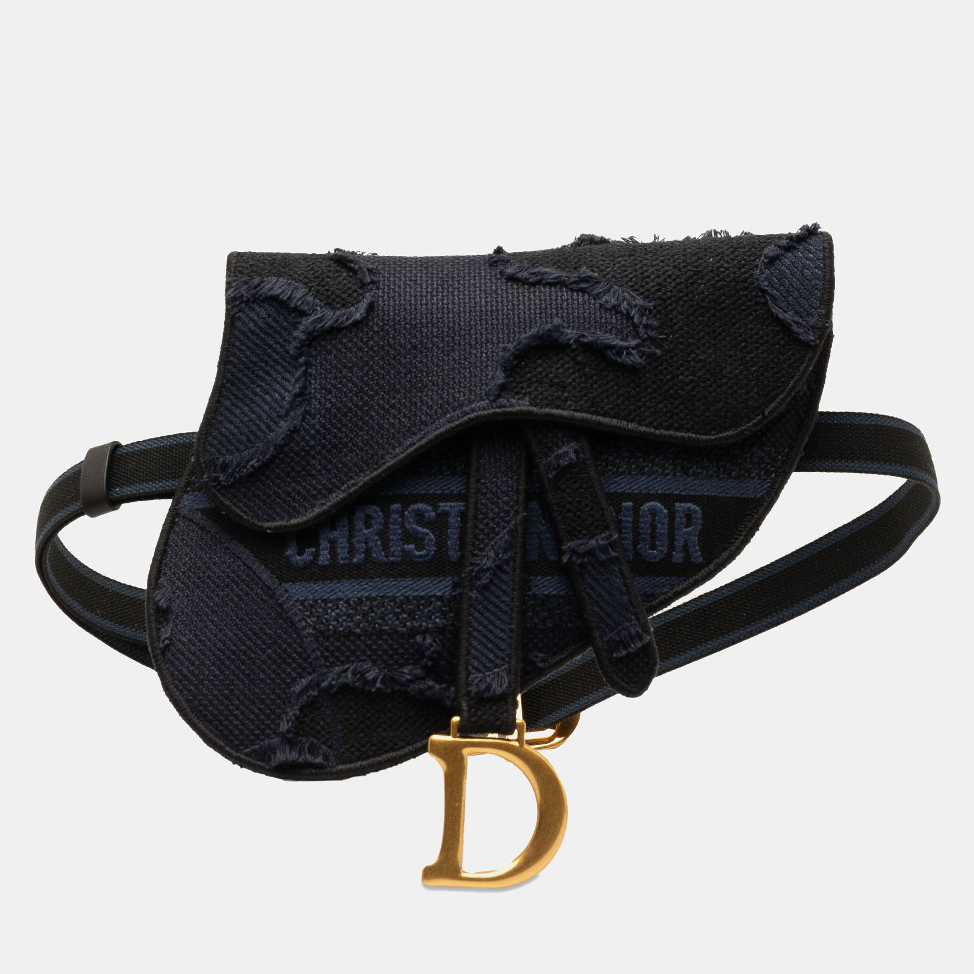 

Dior Blue Camouflage Saddle Belt Bag
