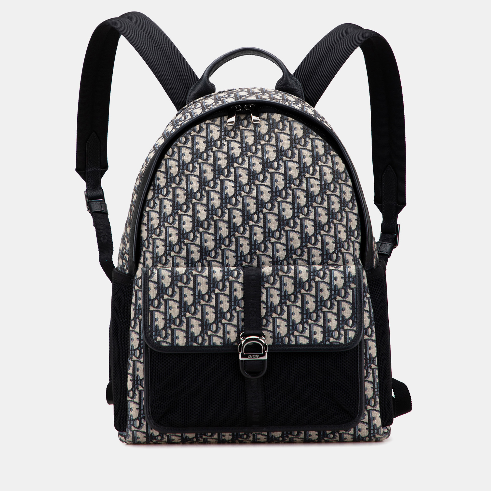 

Dior Oblique Canvas 8 Backpack, Blue