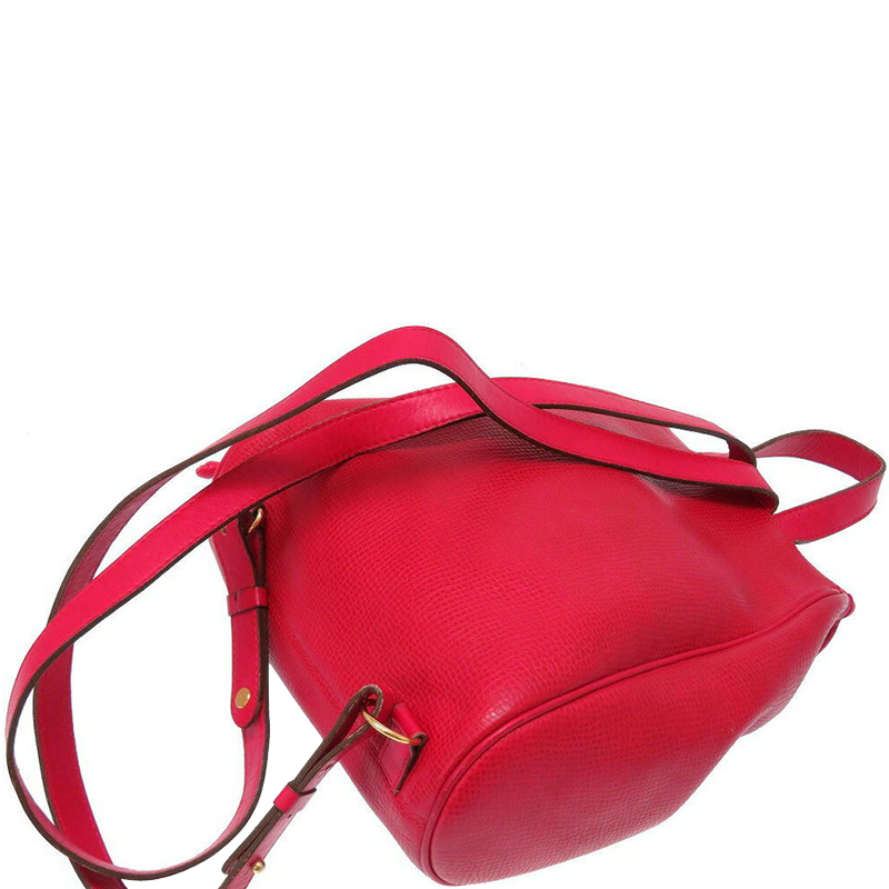 

Dior Red Leather Vintage Backpack