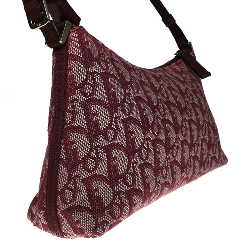 

Dior Red Canvas Trotter Pochette Bag