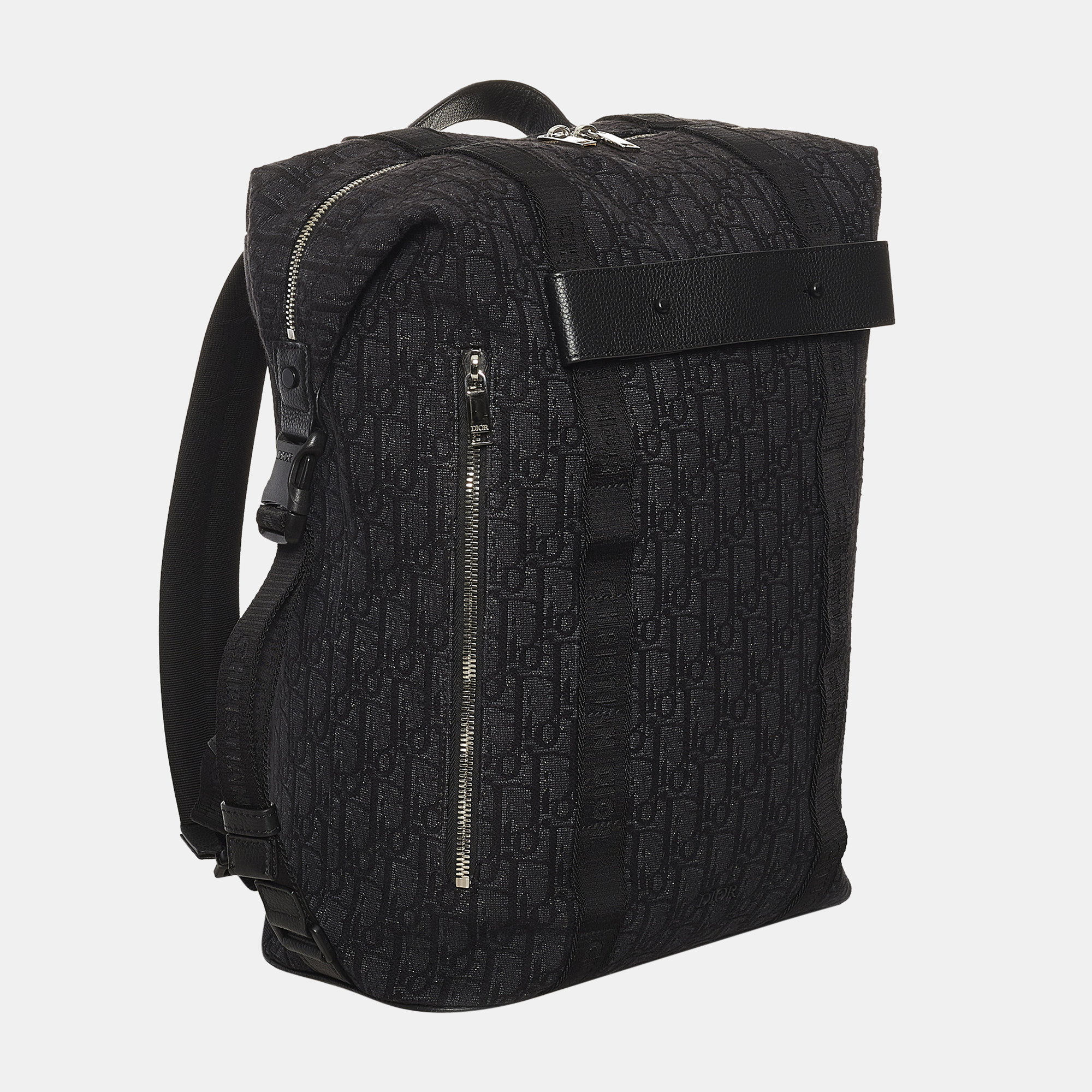 

Dior Black Dior Oblique Canvas Backpack