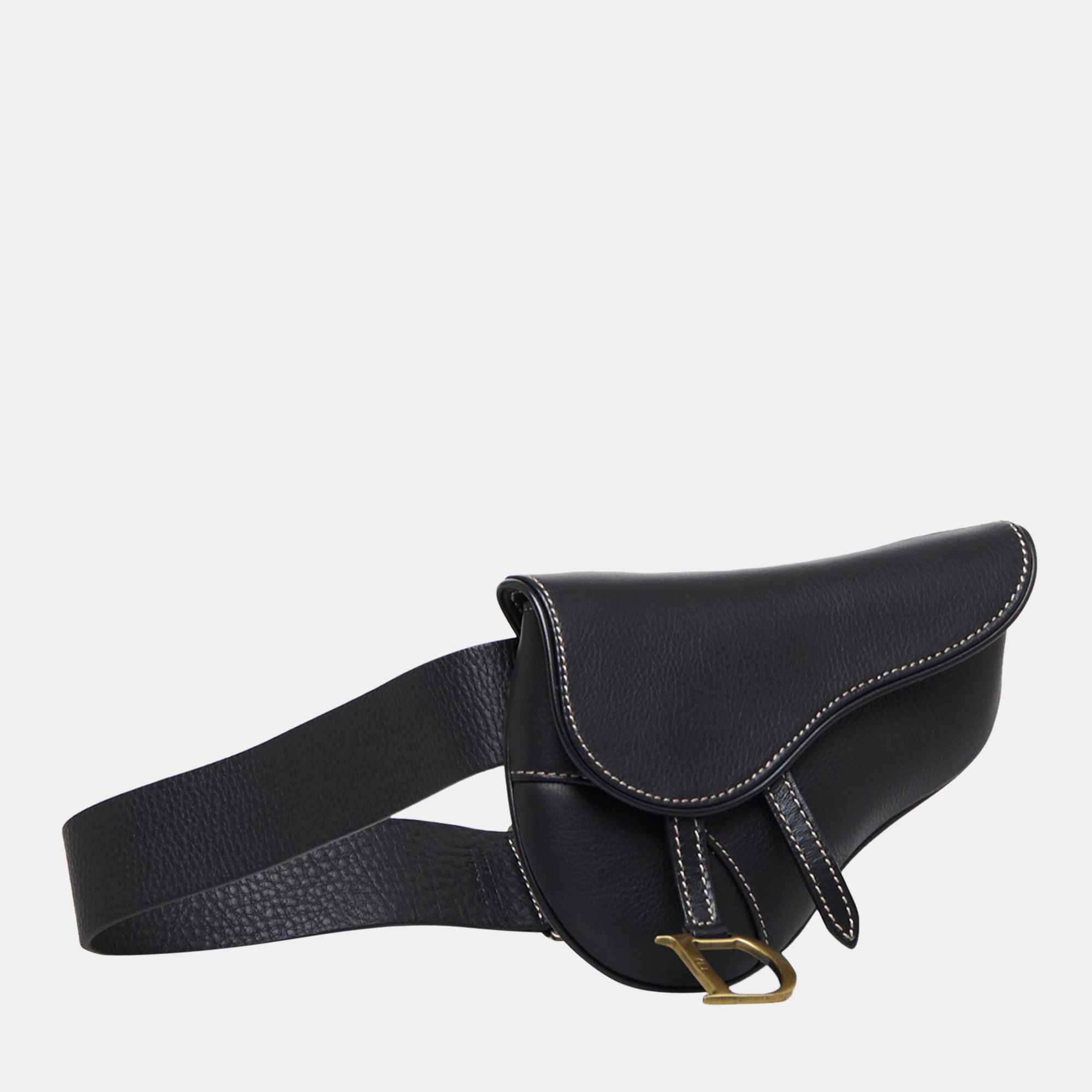 

Dior Black Saddle Belt Bag