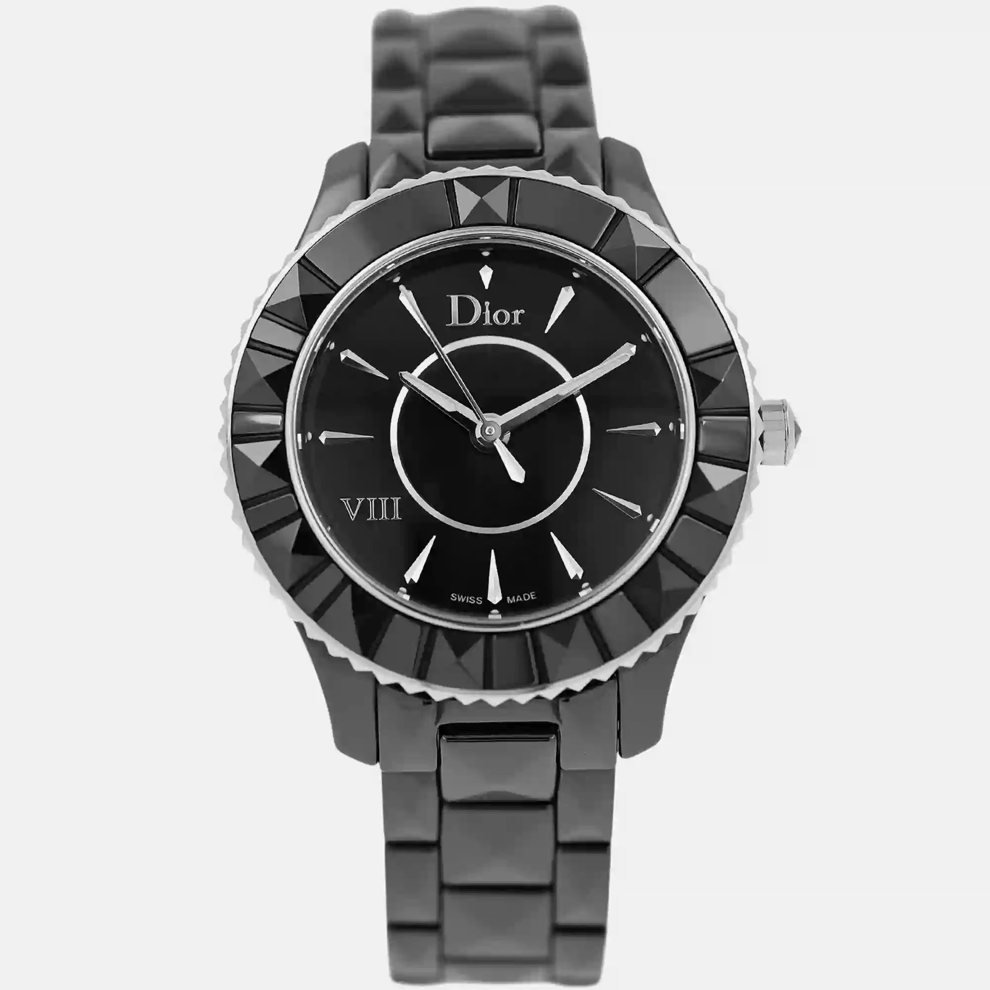 

Christian Dior VIII Vendome CD1231E0 Quartz Black Ceramic Women's Wristwatch 34 mm