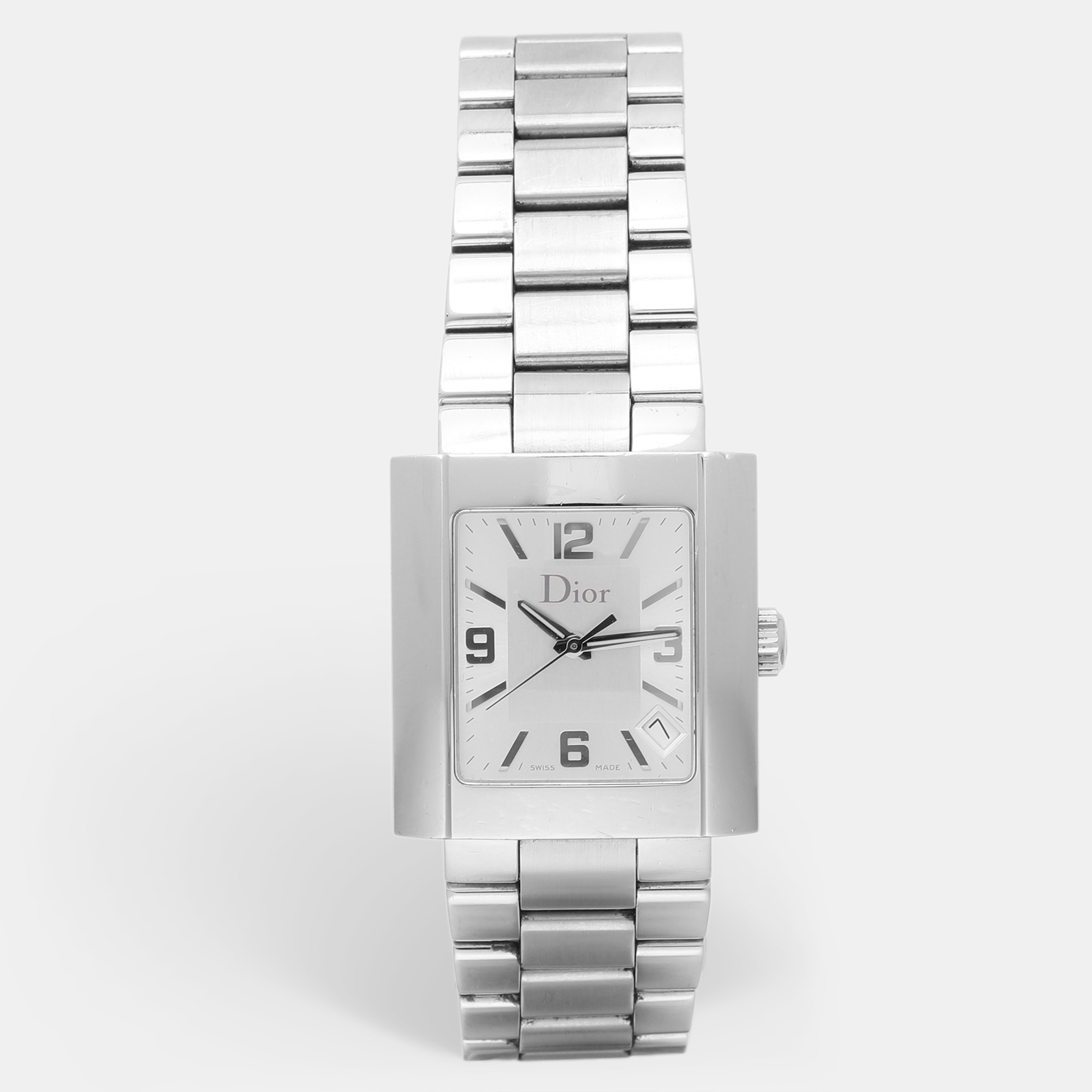 

Christian Dior Silver Stainless Steel Riva D101-100 Men's Wristwatch