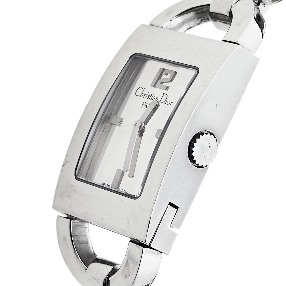 

Dior Silver Stainless Steel Malice D78-109 Women's Wristwatch