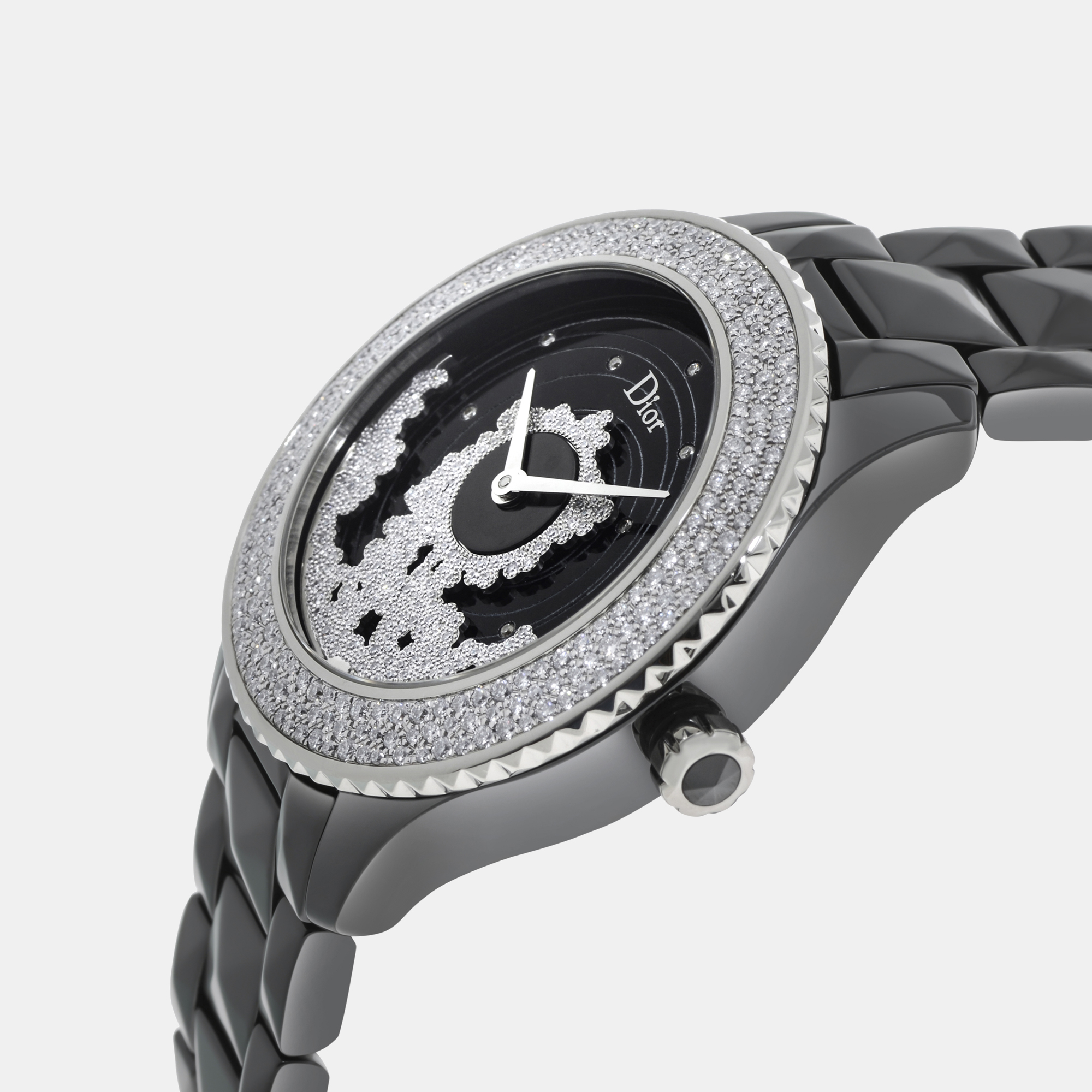 

Dior VIII Grand Bal Diamond Ceramic Women's Automatic Watch CD124BE2C001, Black