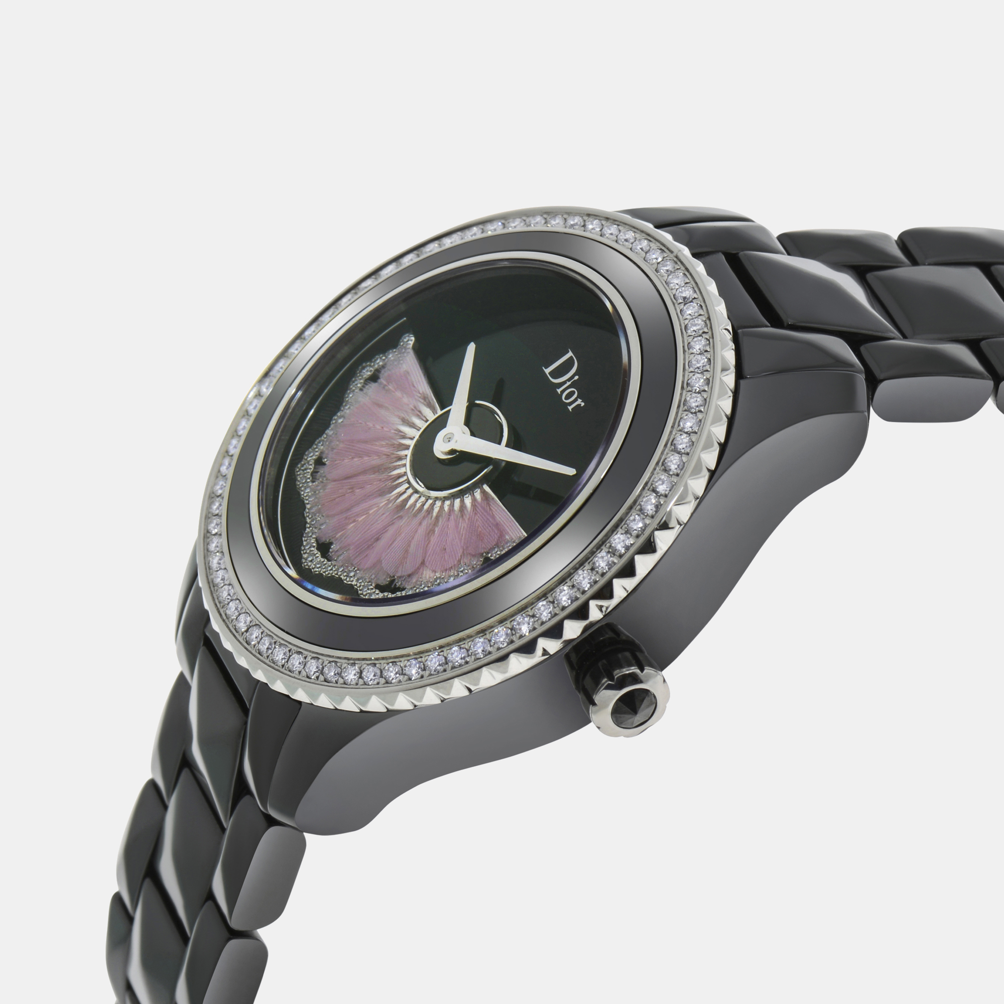 

Dior VIII Diamond Ceramic Women's Automatic Watch CD123BE0C003, Black