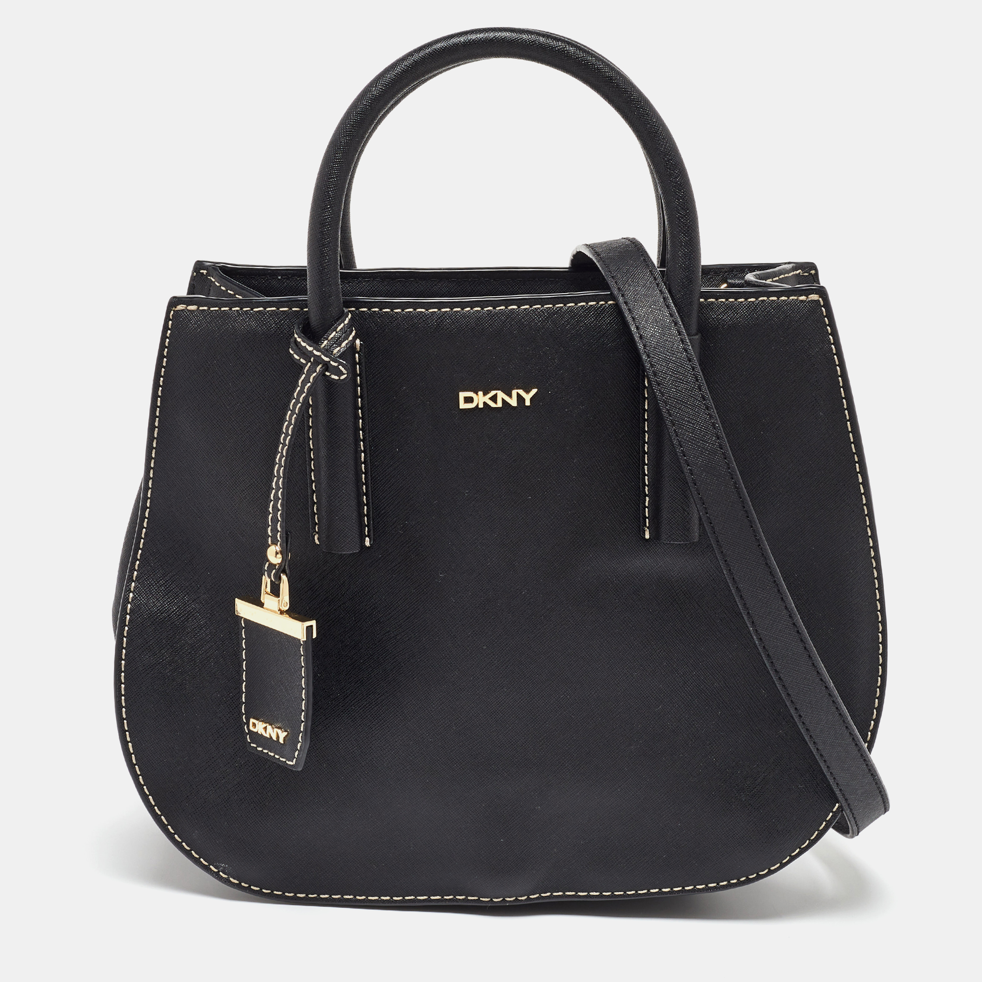 

DKNY Black Saffiano Leather Tote