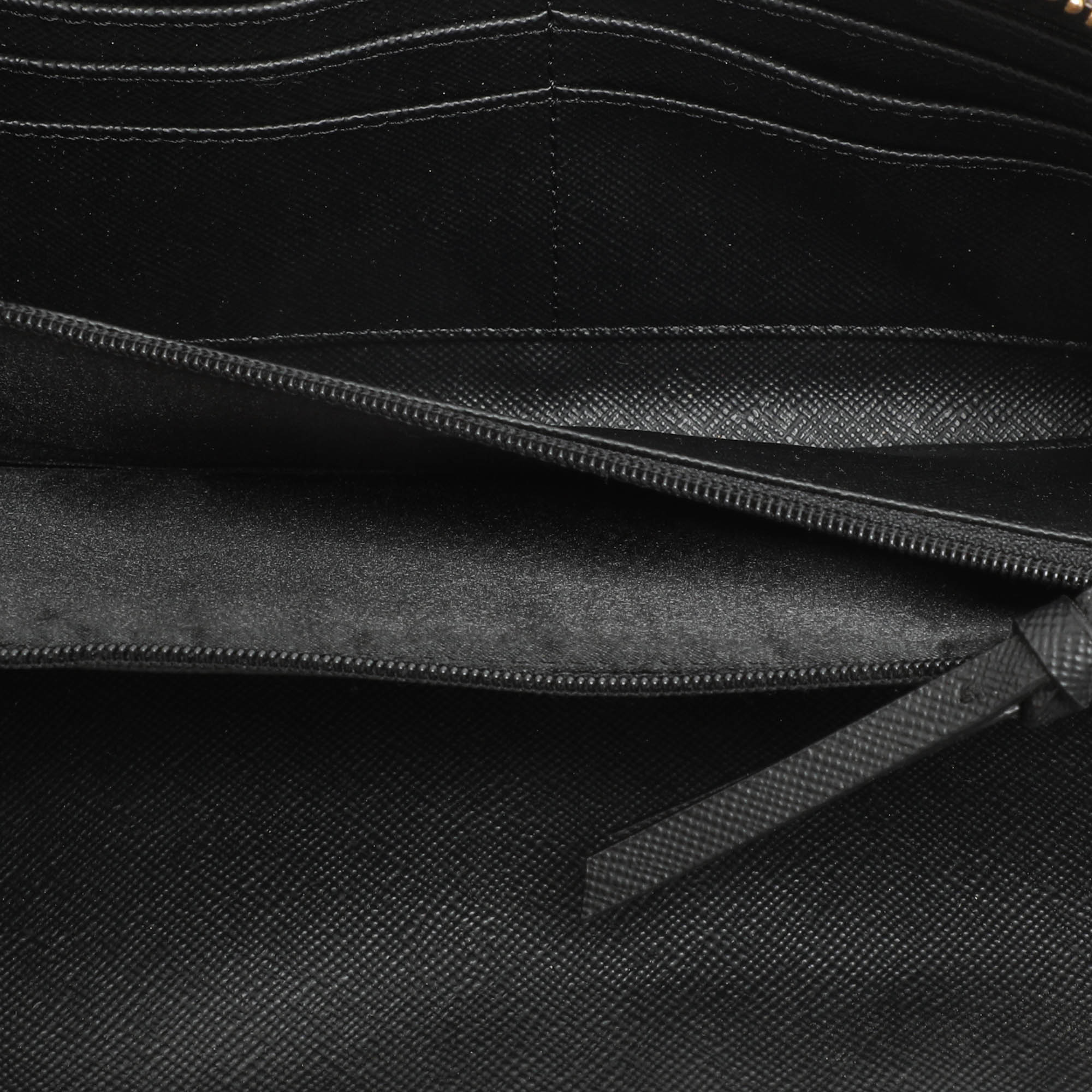 Dkny Brown Lizard Embossed Leather Chain Clutch 