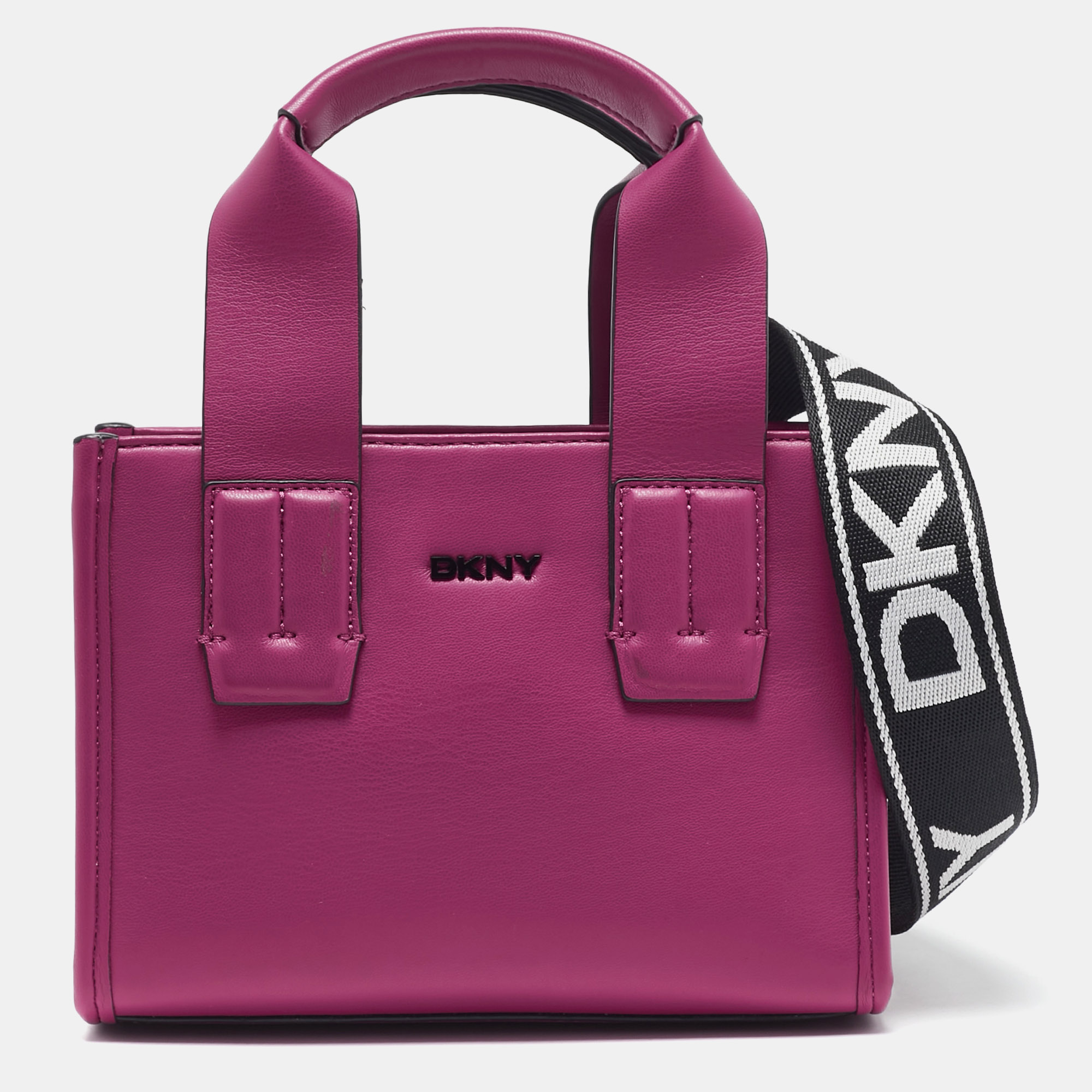 

DKNY Hot Pink Leather Crossbody Bag