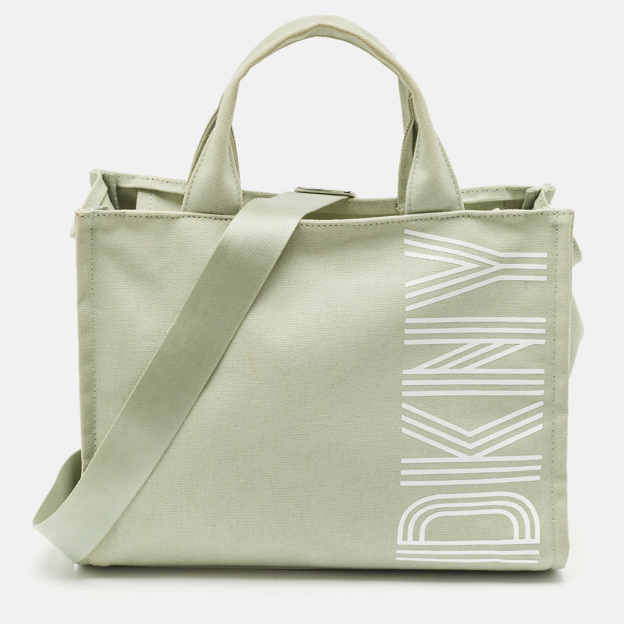 

DKNY Mint Green Canvas  Noa Tote