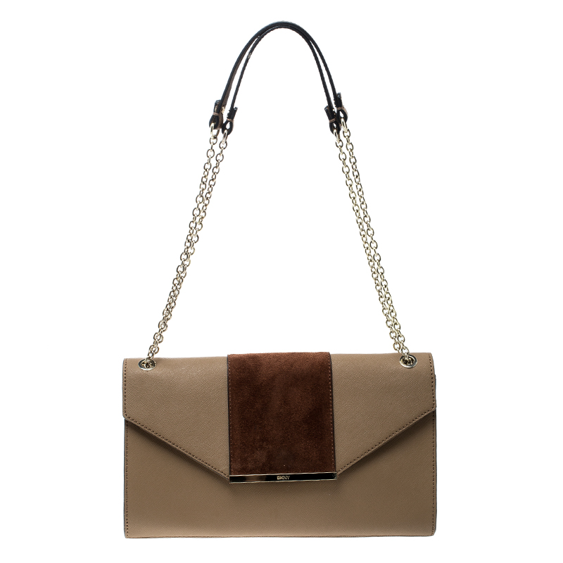 dkny bag beige