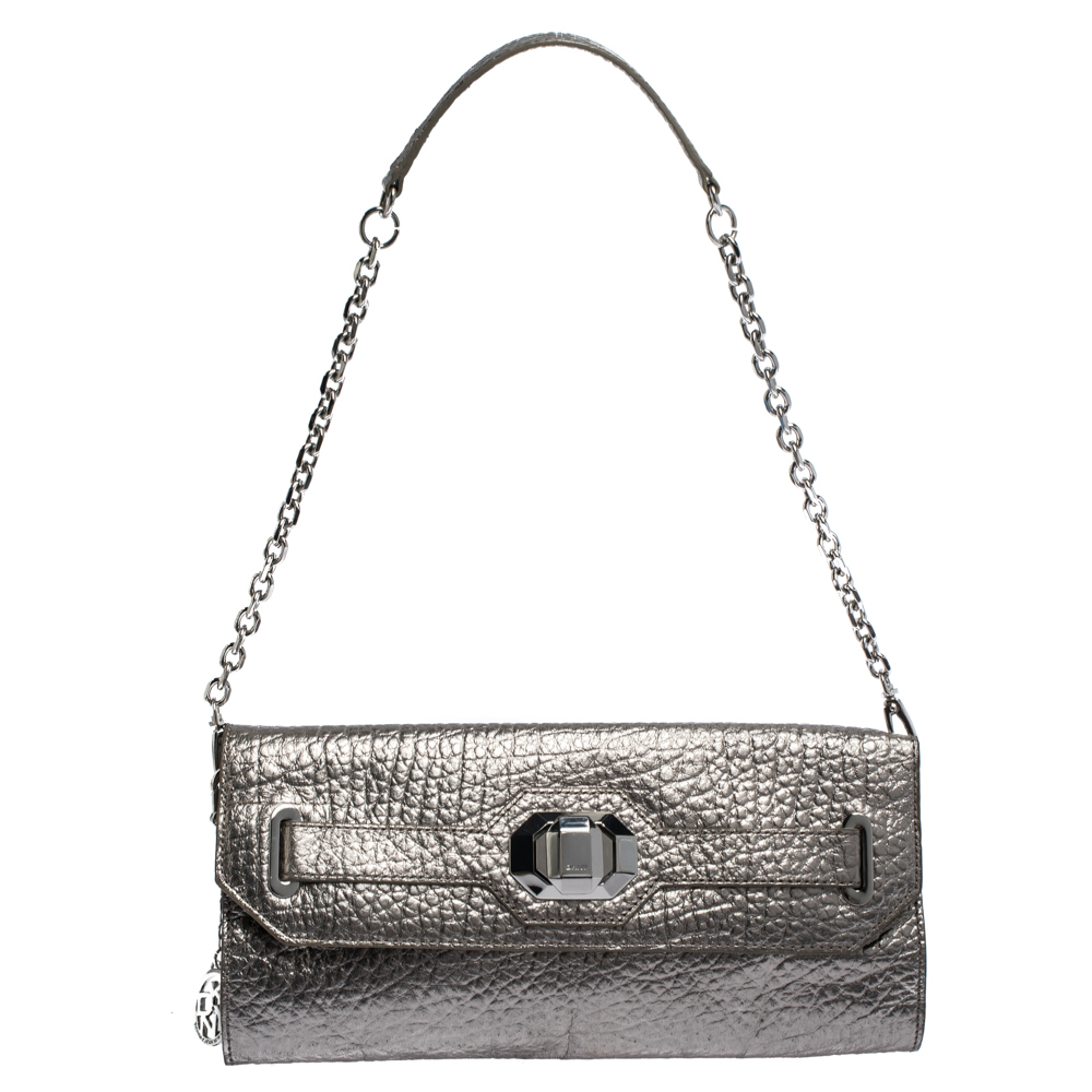 dkny metallic bag