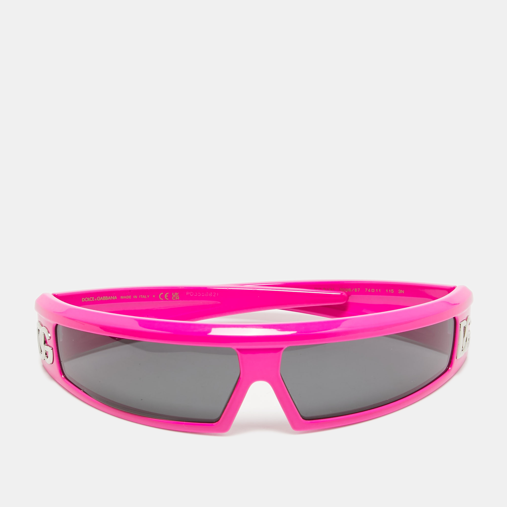 

Dolce & Gabbana Pink/Black DG 6181 Shield Sunglasses