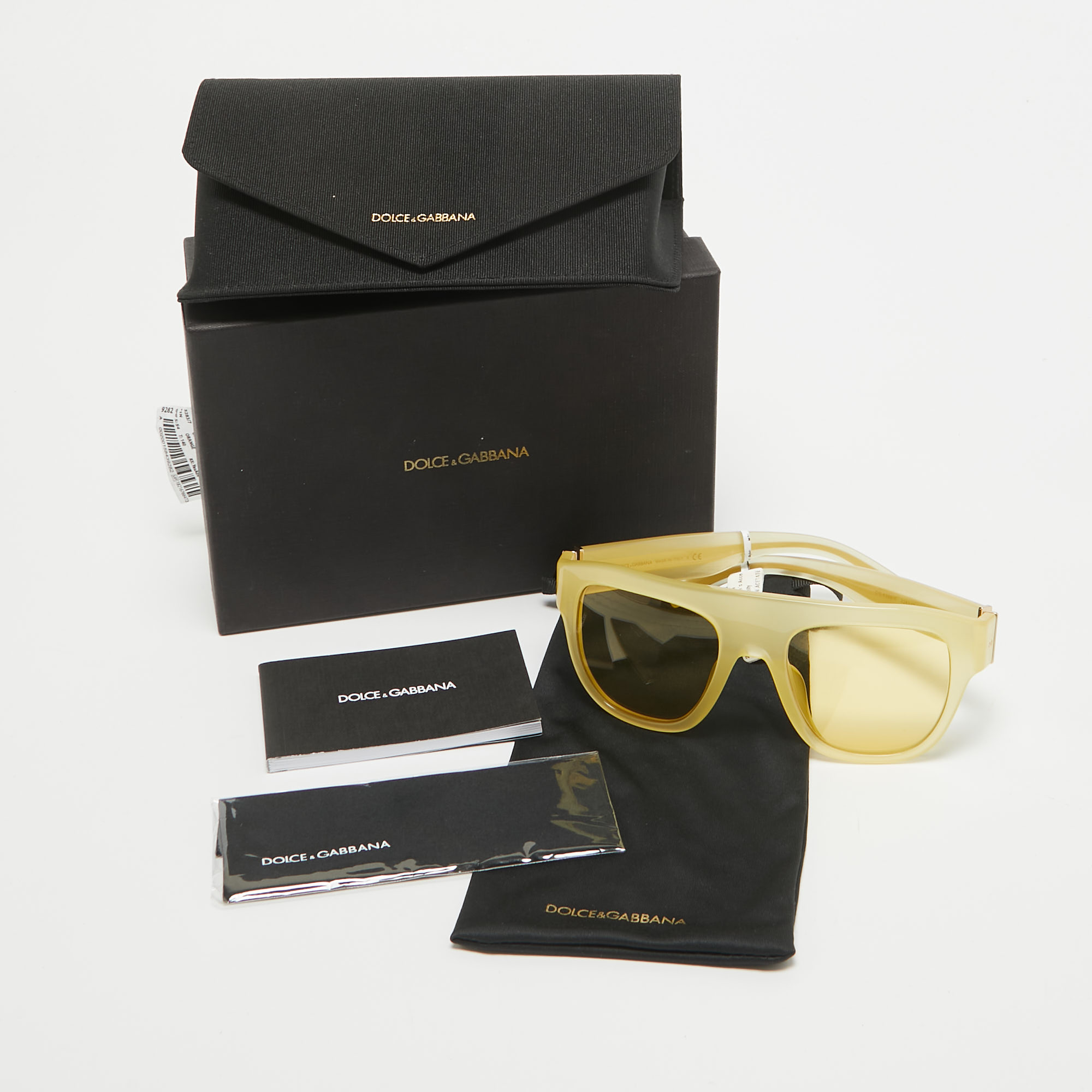 Dolce & Gabbana Yellow DG4398-F Square  Sunglasses 
