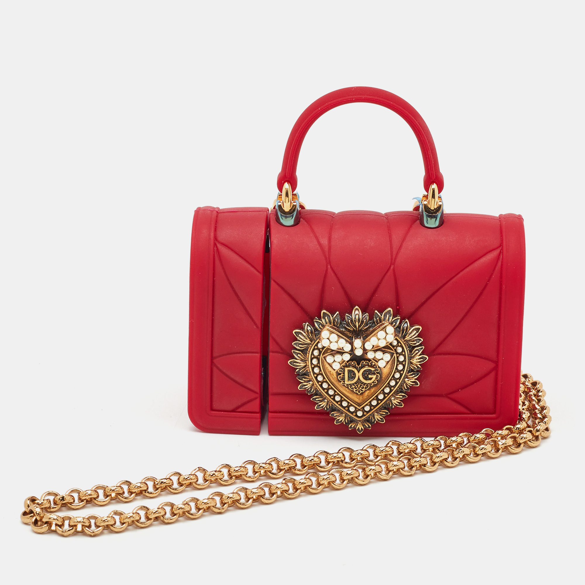 

Dolce & Gabbana Red Silicone Devotion Heart AirPods Case