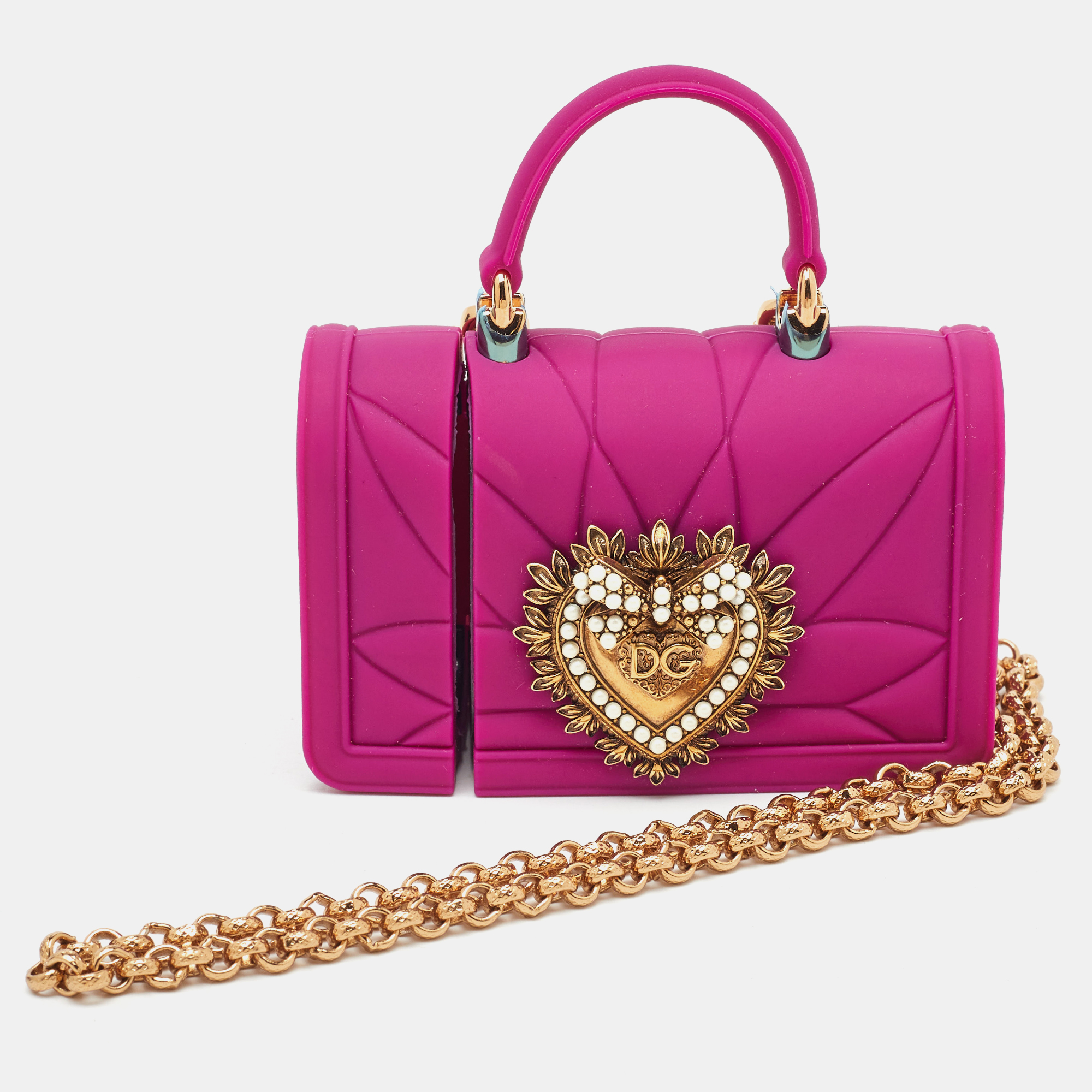 

Dolce & Gabbana Pink Silicone Devotion Heart AirPods Case