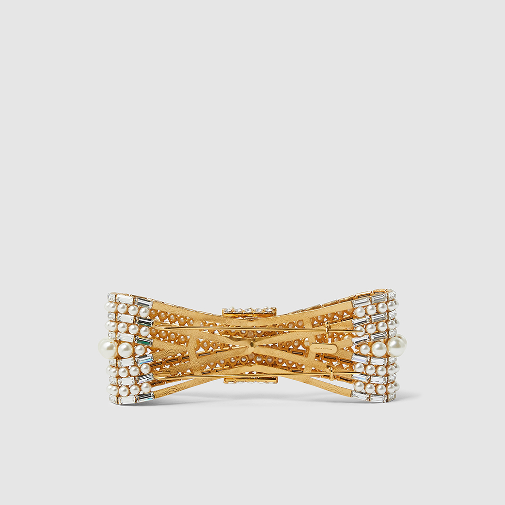 

Dolce & Gabbana Gold Gold-Tone Faux-Pearl Brooch